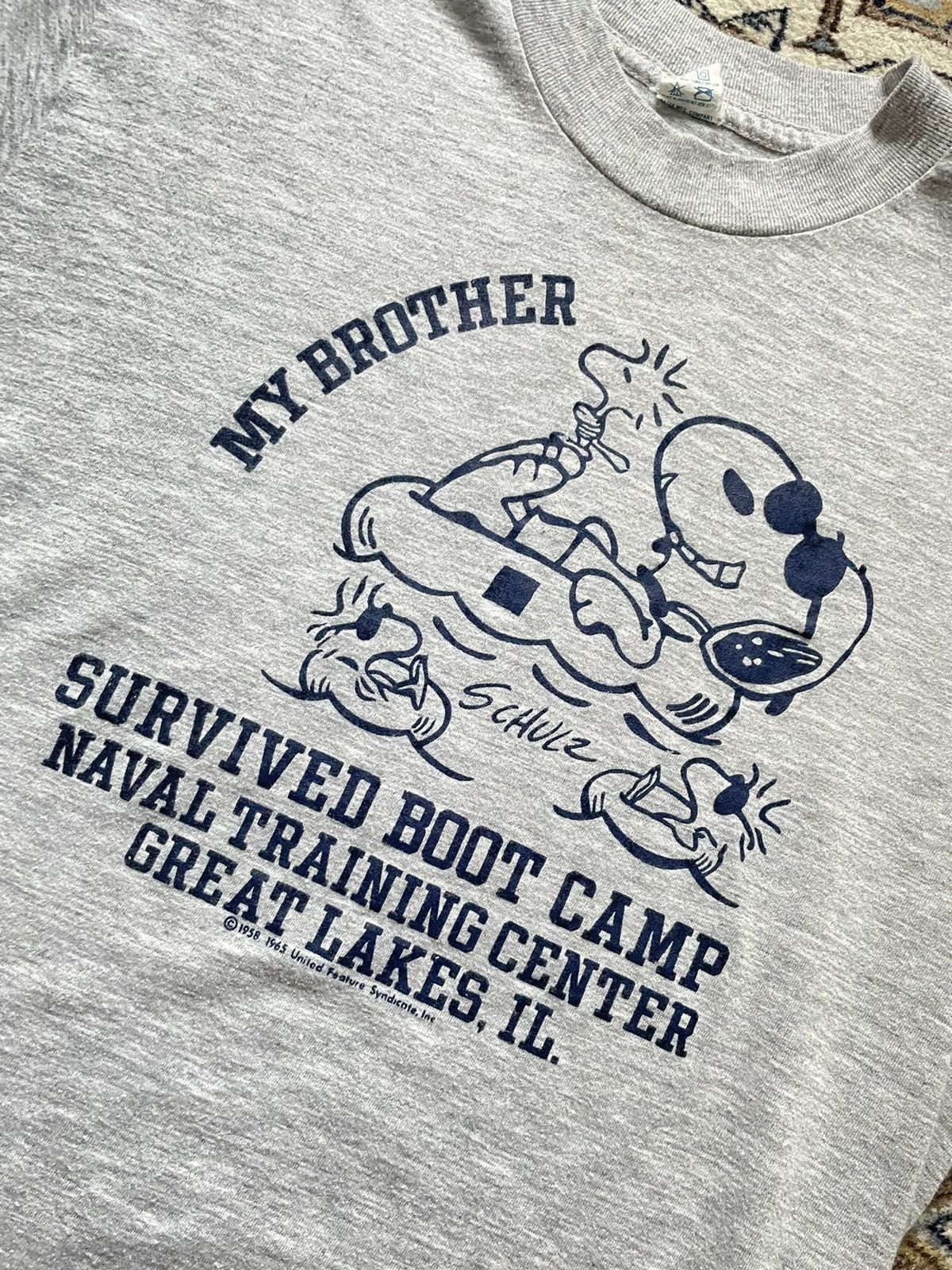 Peanuts × Vintage Vintage 70s Peanuts Snoopy Tee United Feature Syndicate Size US L / EU 52-54 / 3 - 2 Thumbnail