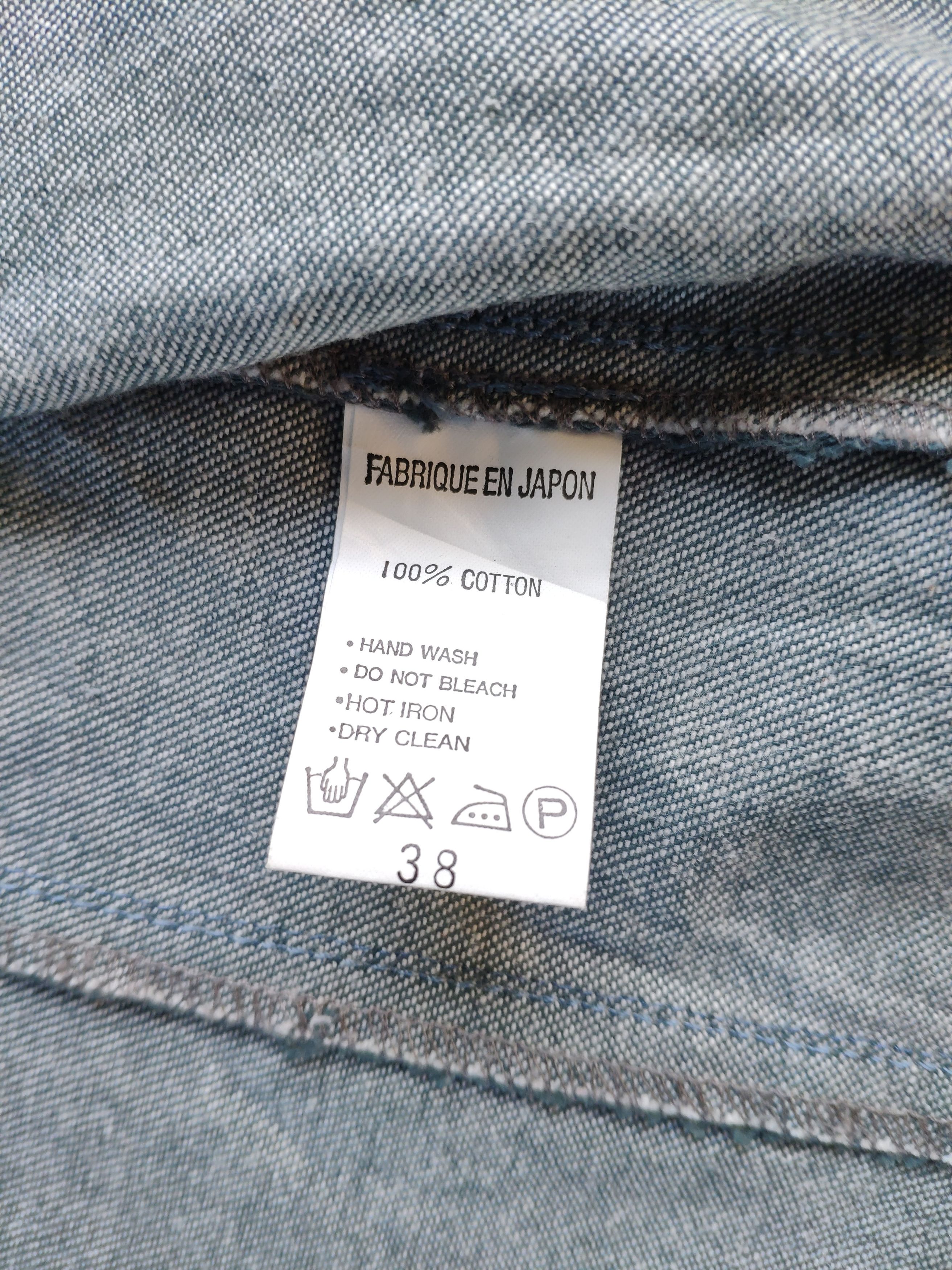 Japanese Brand × Vintage Vintage Denim Jacket Zipper Blanc Basque Size US XS / EU 42 / 0 - 7 Thumbnail