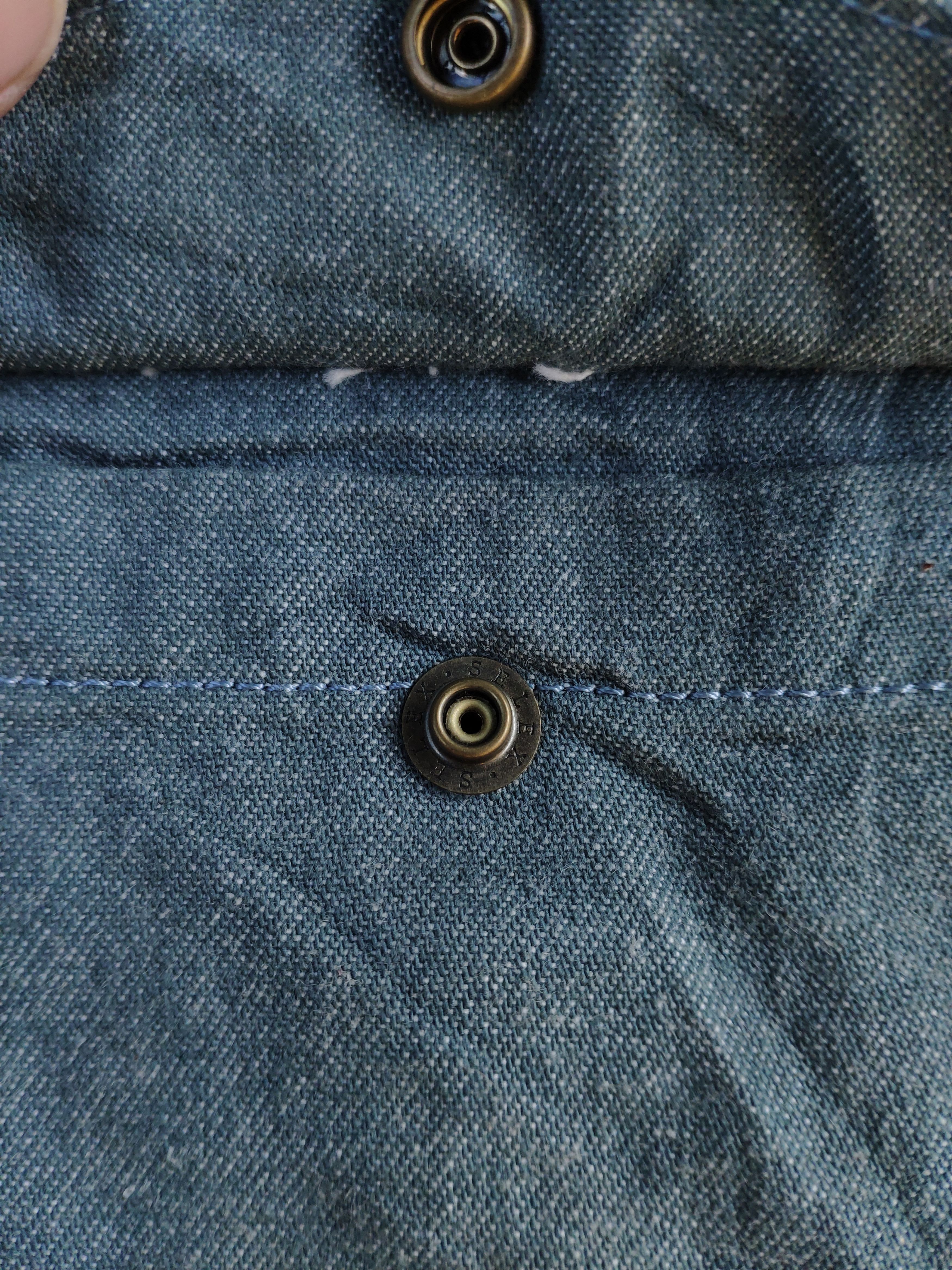 Japanese Brand × Vintage Vintage Denim Jacket Zipper Blanc Basque Size US XS / EU 42 / 0 - 3 Thumbnail