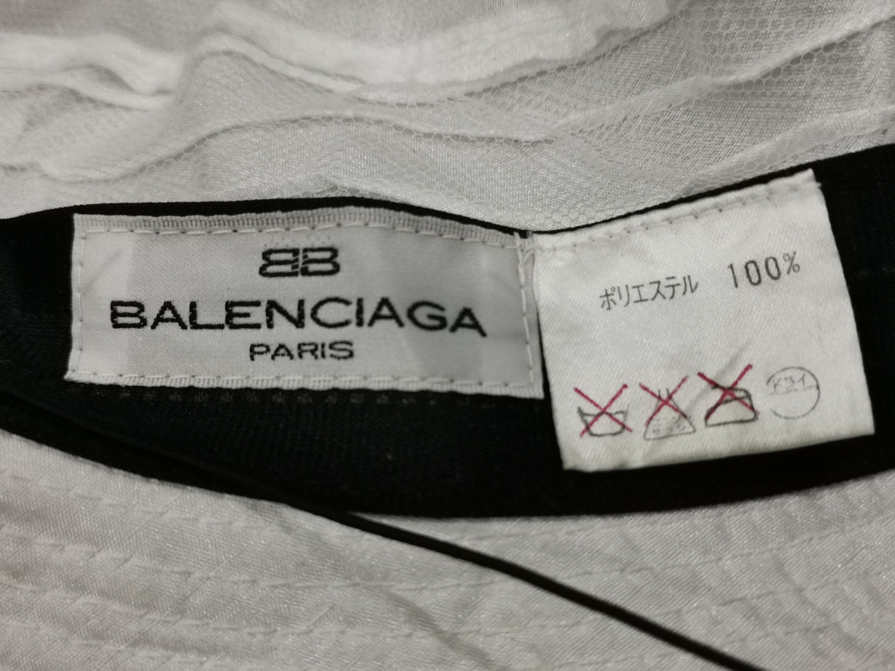 Balenciaga Balenciaga Paris White Hats Size ONE SIZE - 6 Thumbnail