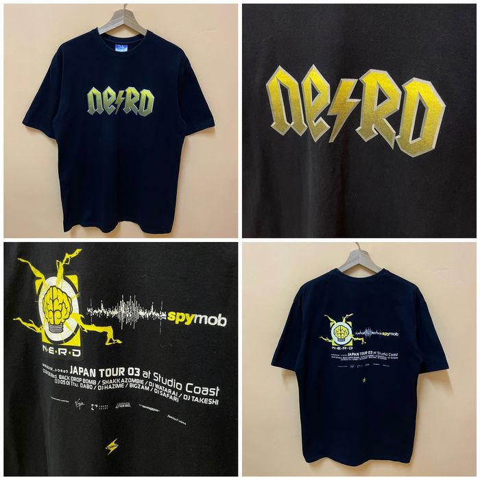 Vintage NEED GONE‼️Extremely Rare 2003 Nerd Sypmob Japan Tour T