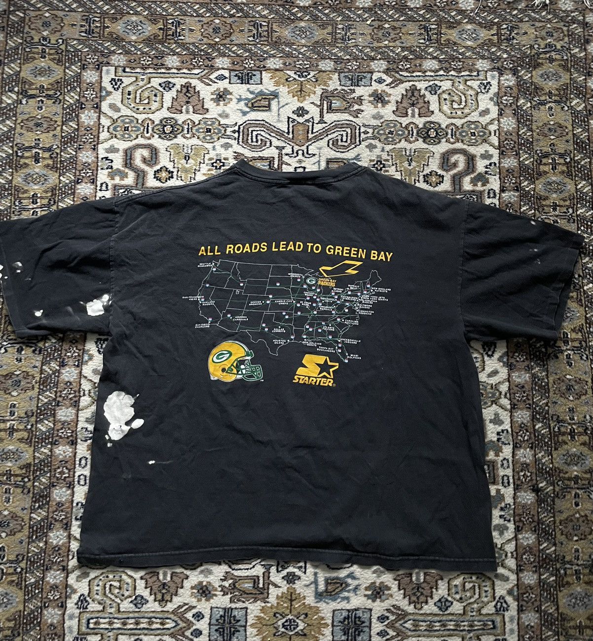 Starter Vintage 90s Green Bay Packers Starter Tee Size US XL / EU 56 / 4 - 4 Thumbnail
