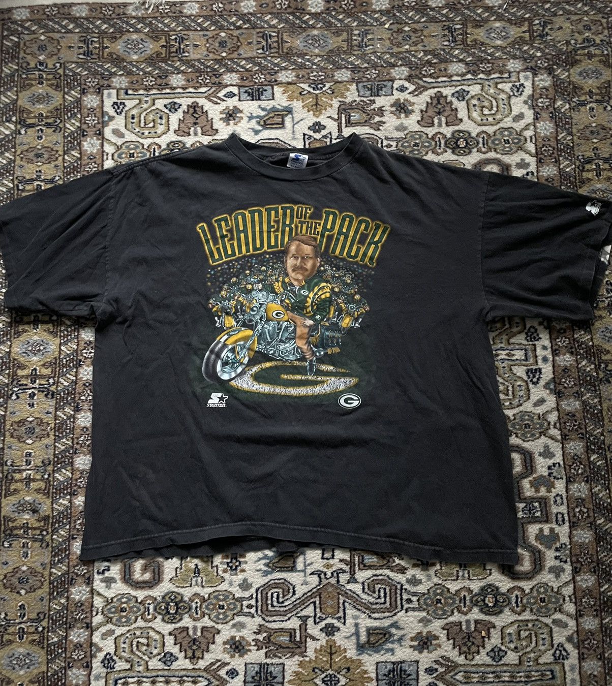 Starter Vintage 90s Green Bay Packers Starter Tee Size US XL / EU 56 / 4 - 1 Thumbnail