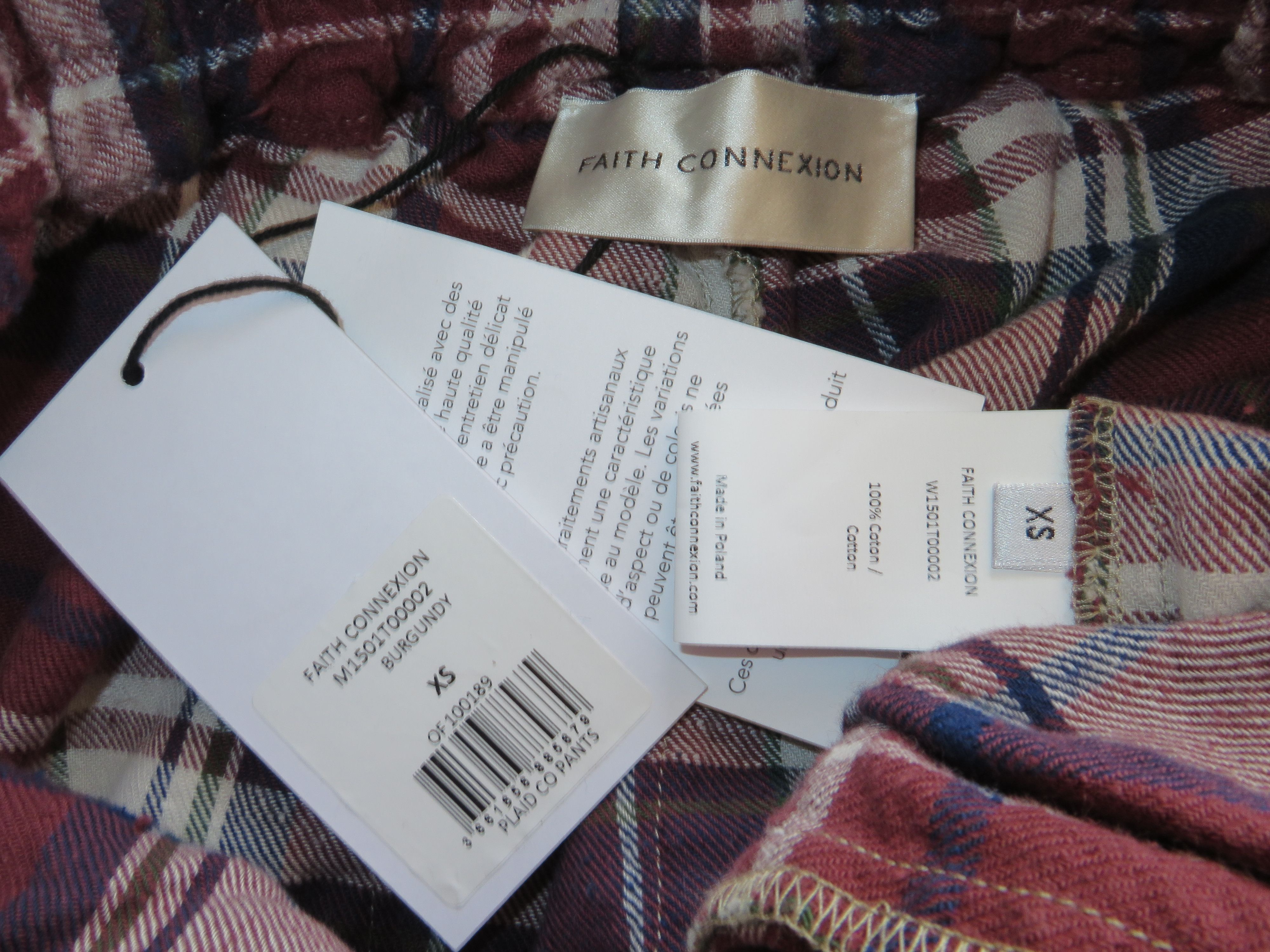 Faith Connexion checked track pants Size US 28 / EU 44 - 10 Thumbnail