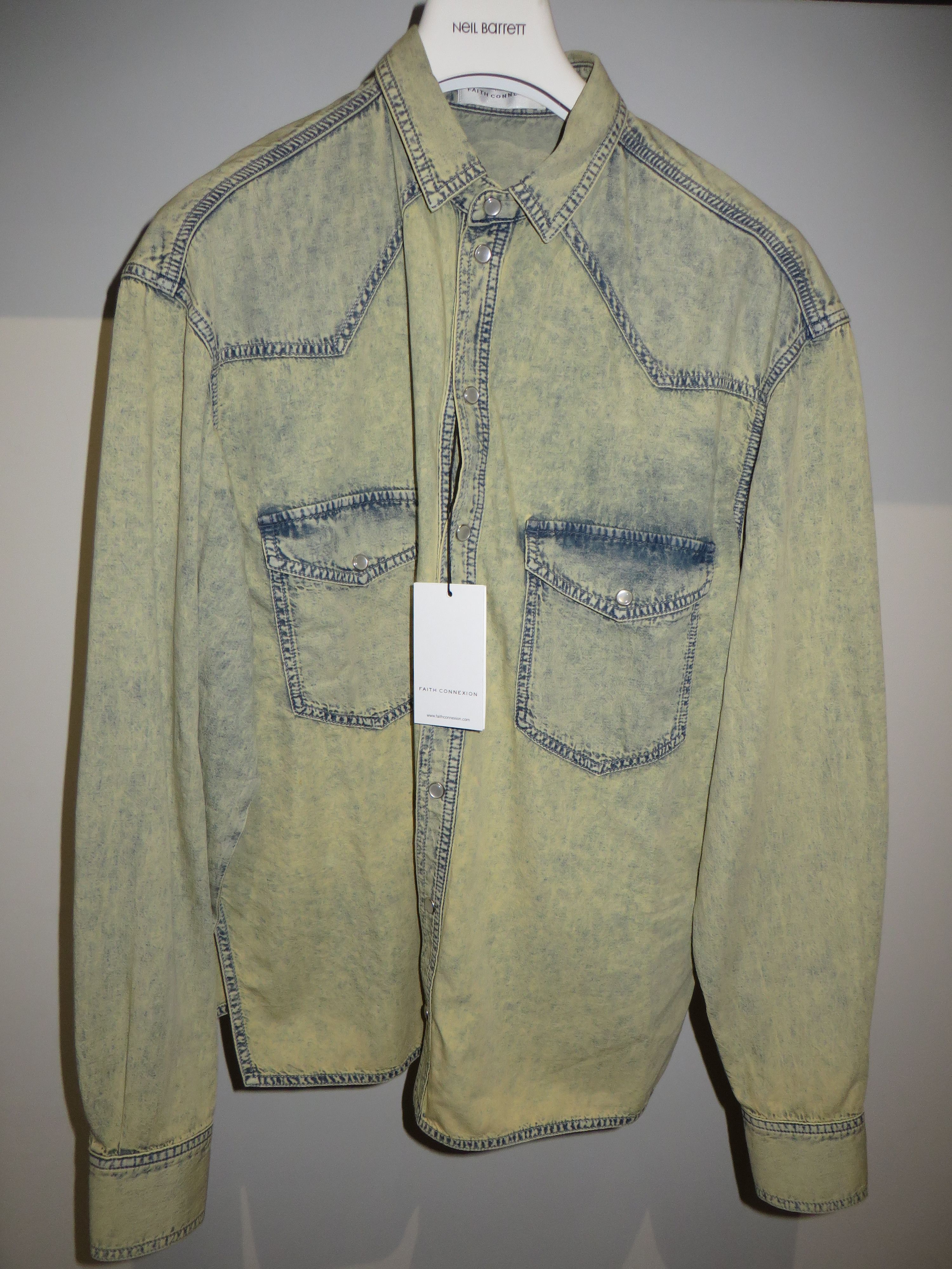 Faith Connexion Oversized bleached shirt shirt Size US XS / EU 42 / 0 - 9 Thumbnail