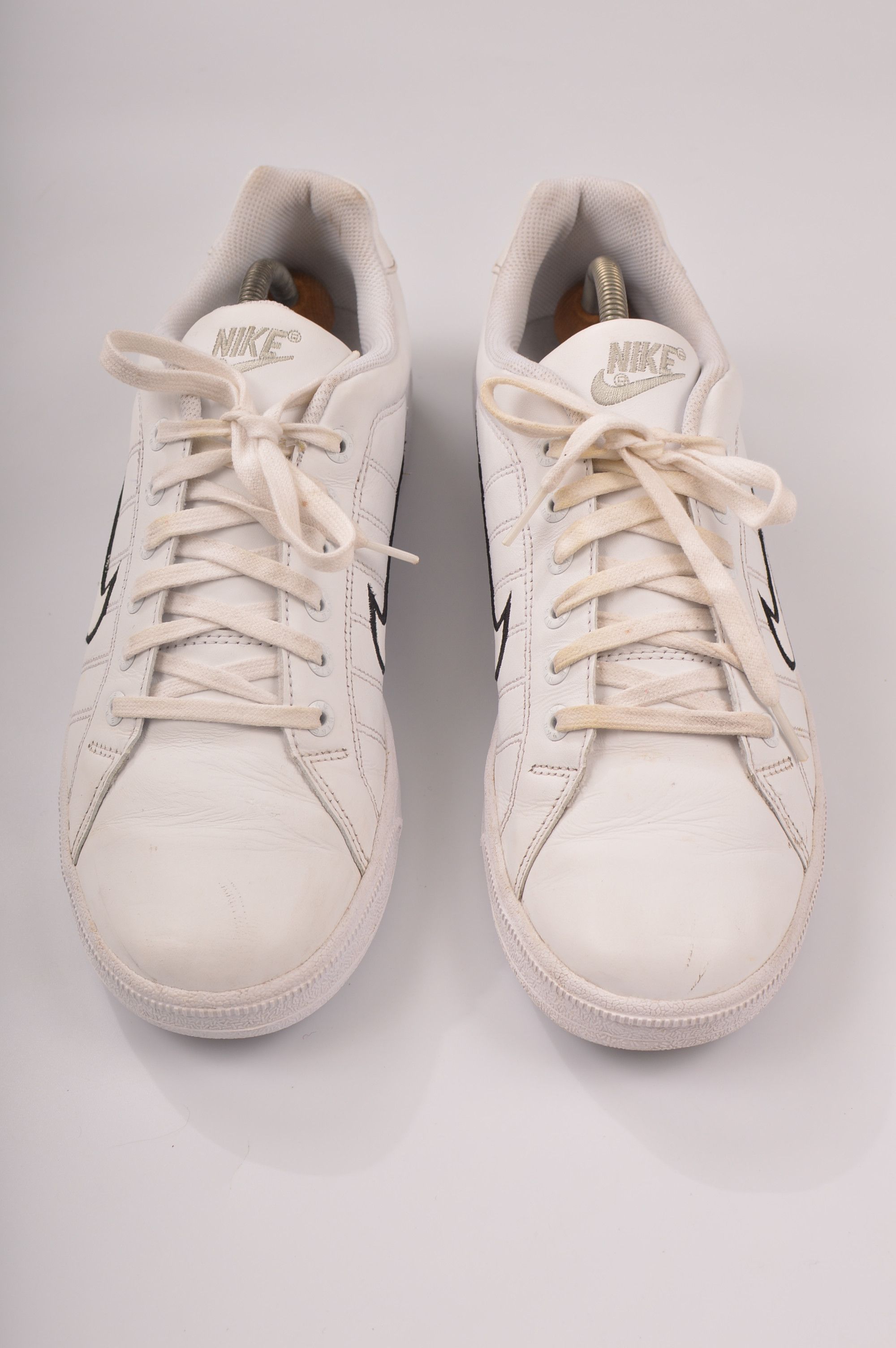 Nike × Vintage Nike Court Tradition 2 Leather White Shoes Size US 12 / EU 45 - 2 Thumbnail