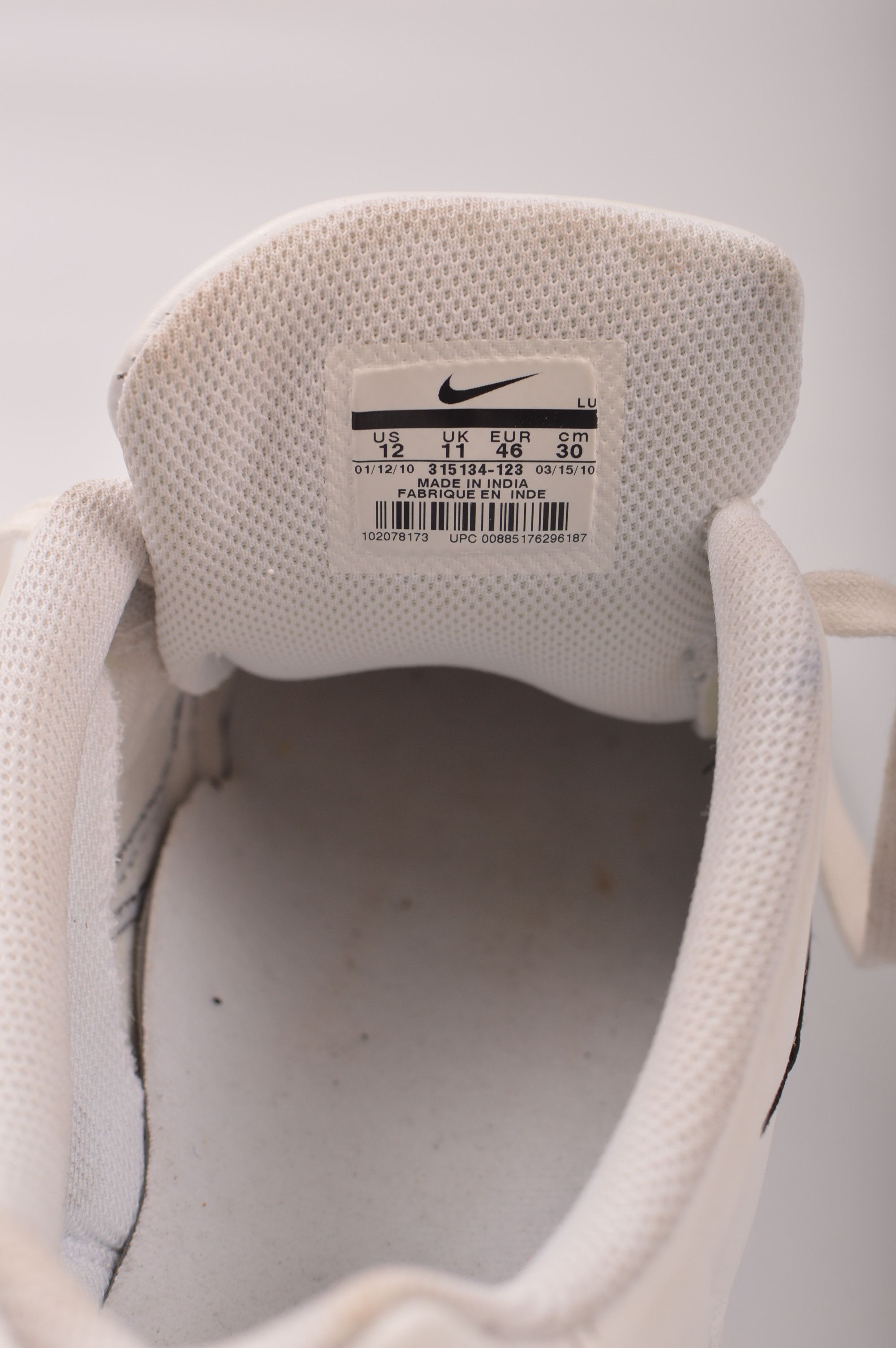 Nike × Vintage Nike Court Tradition 2 Leather White Shoes Size US 12 / EU 45 - 9 Thumbnail