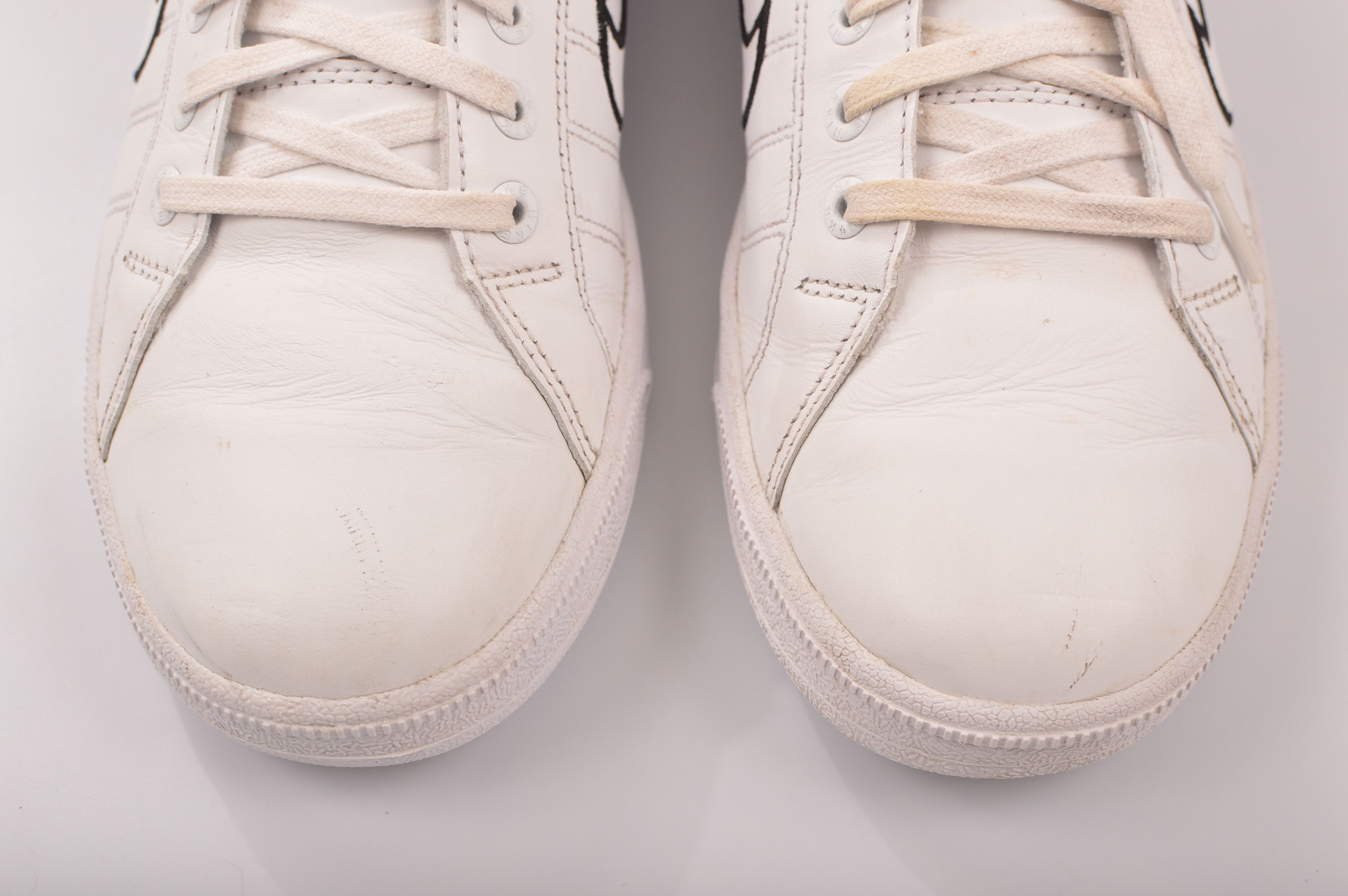 Nike × Vintage Nike Court Tradition 2 Leather White Shoes Size US 12 / EU 45 - 3 Thumbnail