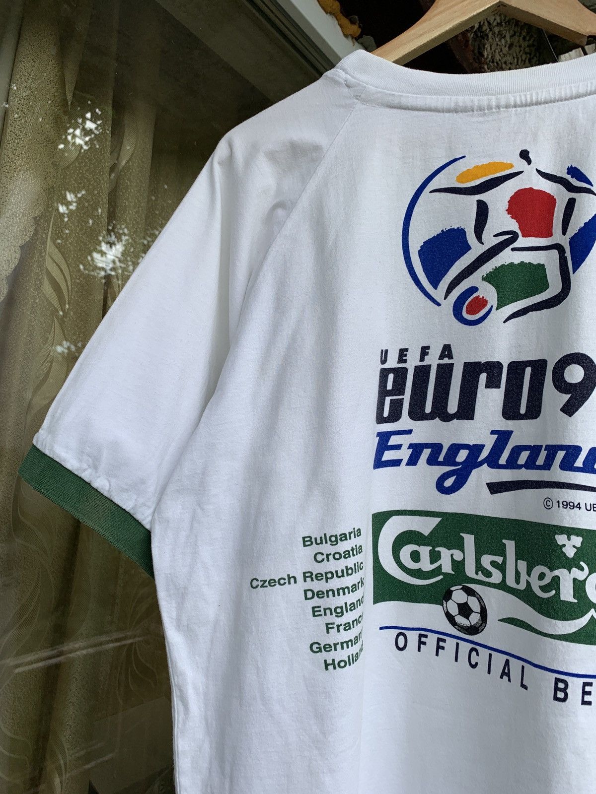 UEFA 1994 Vintage Carlsberg UEFA Euro England 96 T-Shirt Size US XL / EU 56 / 4 - 11 Thumbnail