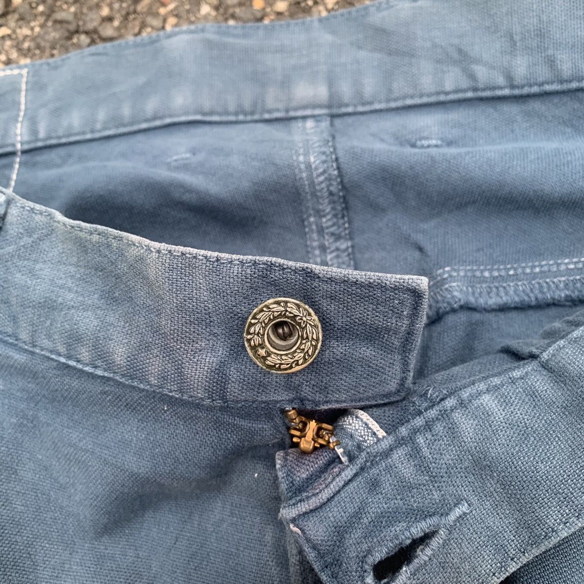 Japanese Brand VINTAGE JOHN BULL TROUSERS FADED UTILITY CARGO PANTS Size US 29 - 10 Thumbnail