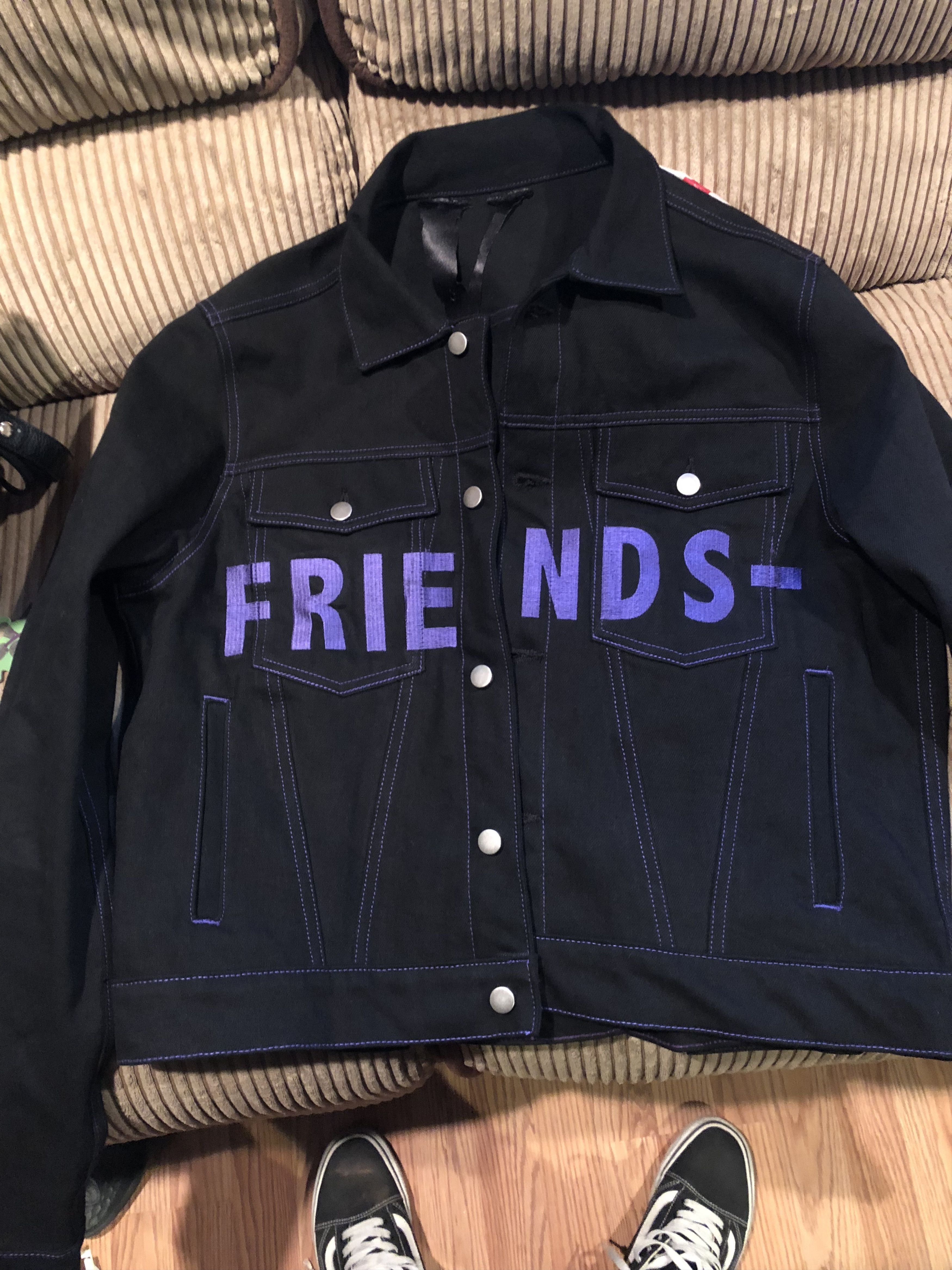 Vlone denim hot sale jacket purple