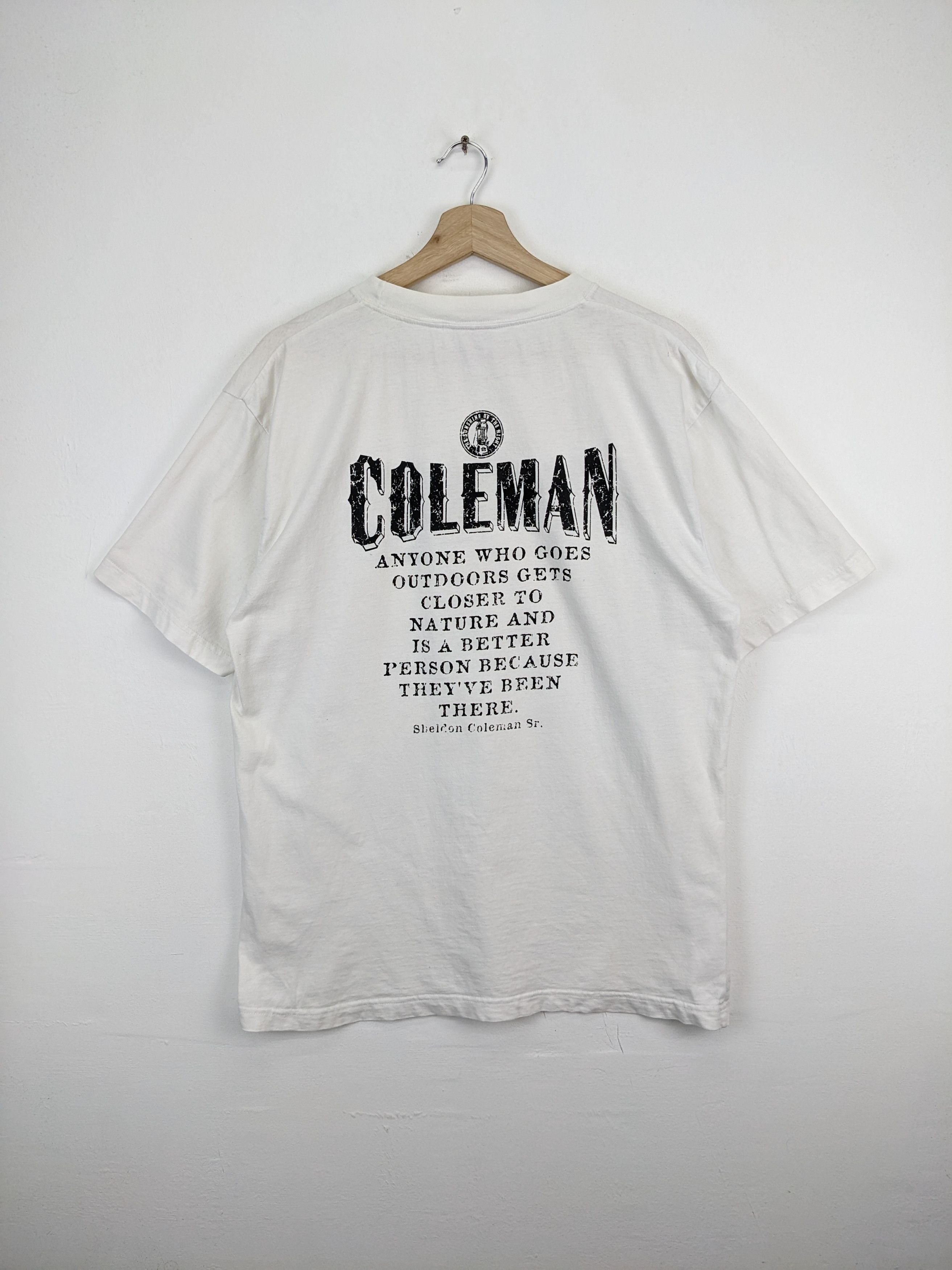 Coleman × Vintage Coleman Graphic Tee Spell Out Size US M / EU 48-50 / 2 - 1 Thumbnail