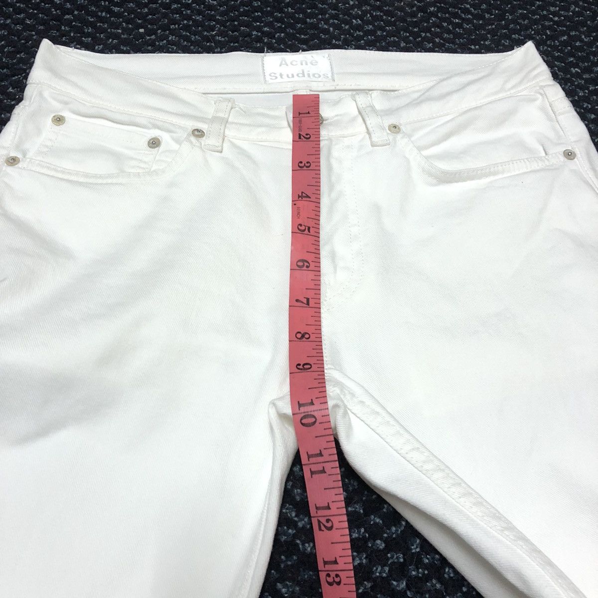 Acne Studios Acne Studios Ace White Stretchable Denim Size US 30 / EU 46 - 10 Thumbnail
