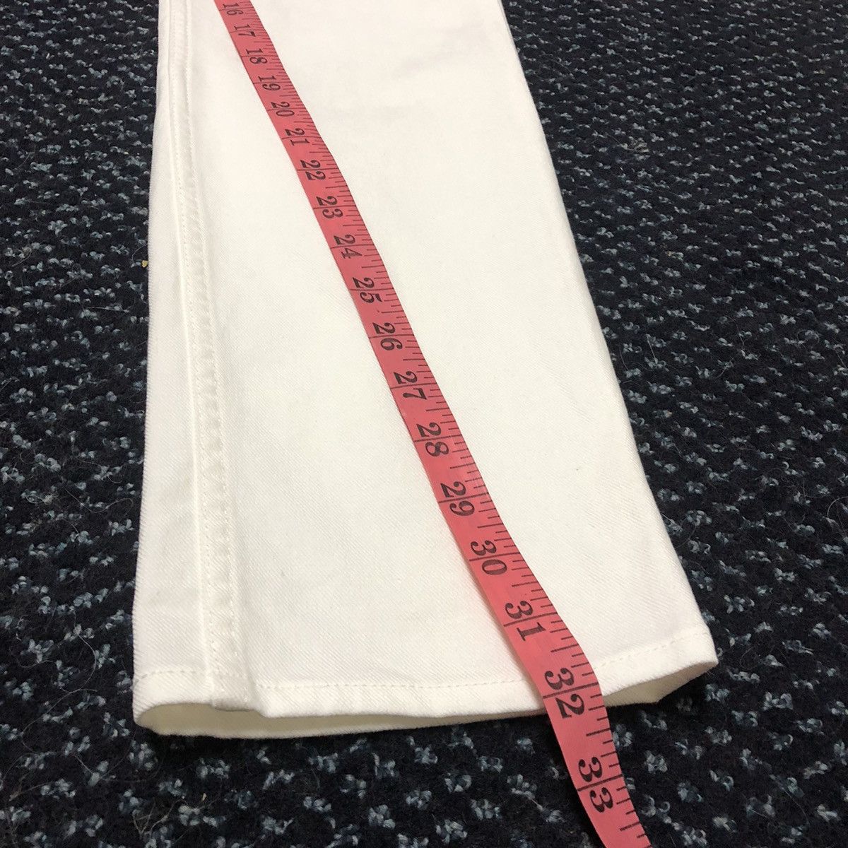 Acne Studios Acne Studios Ace White Stretchable Denim Size US 30 / EU 46 - 13 Thumbnail