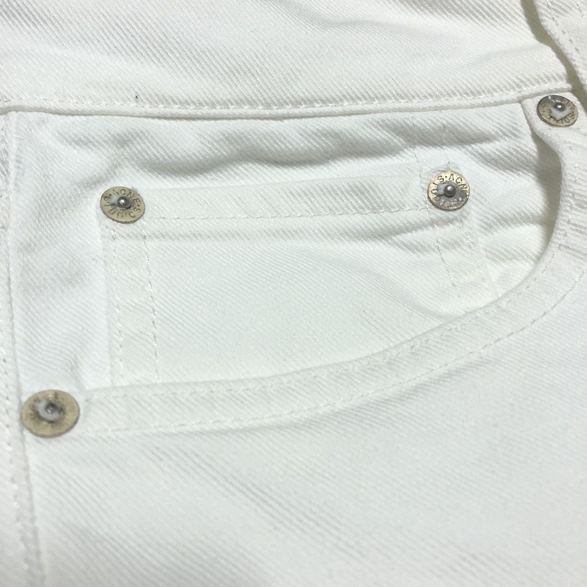 Acne Studios Acne Studios Ace White Stretchable Denim Size US 30 / EU 46 - 7 Thumbnail