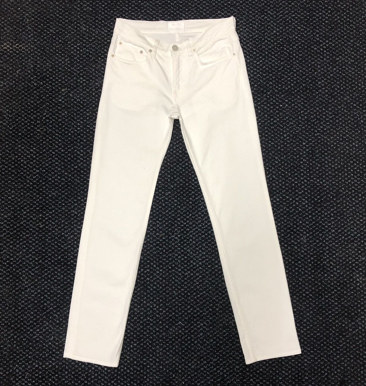Acne Studios Acne Studios Ace White Stretchable Denim Size US 30 / EU 46 - 2 Thumbnail