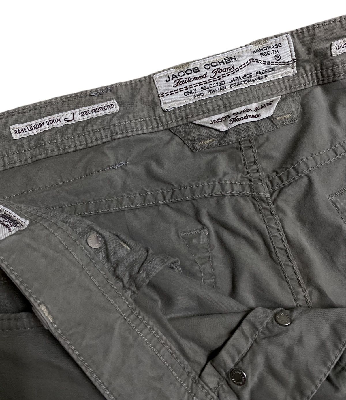 Jacob Cohen Jacob Cohen Italy Handmade Slim Fit Denim Size US 35 - 5 Thumbnail
