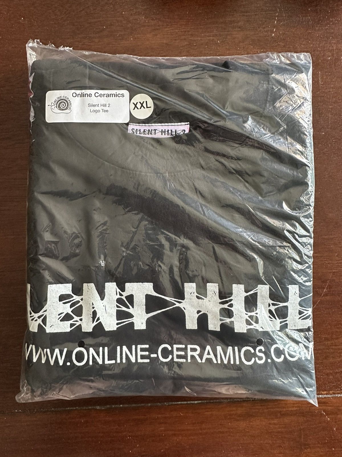 Sweat à Capuche Zippé Online Ceramics X Silent Hill 2 - Taille XL - Gris - Brodé
