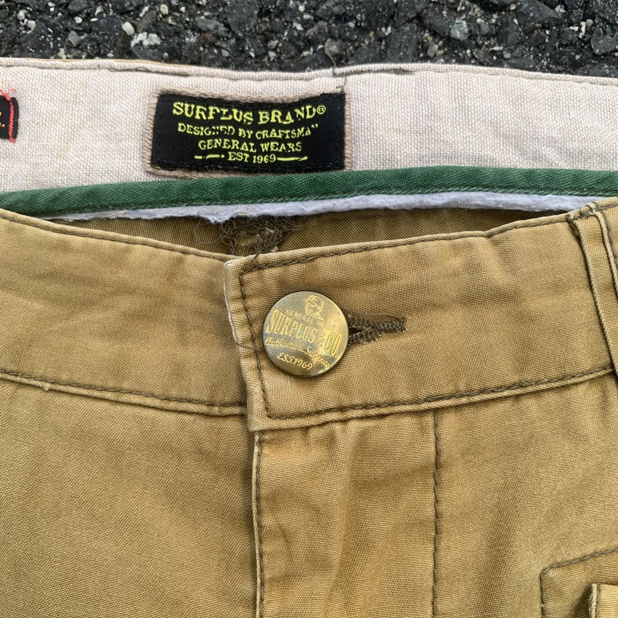 Vintage 8-Pocket Vintage Surplus Big Pocket Cropped Faded Pants Size US 35 - 5 Thumbnail