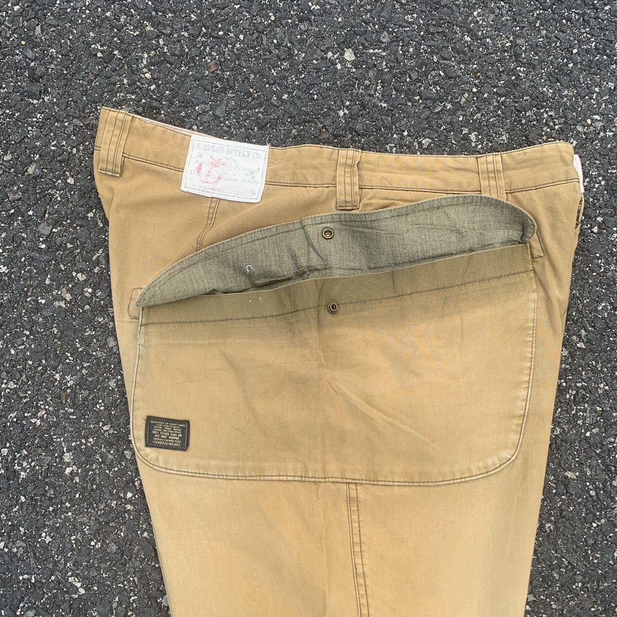 Vintage 8-Pocket Vintage Surplus Big Pocket Cropped Faded Pants Size US 35 - 20 Thumbnail