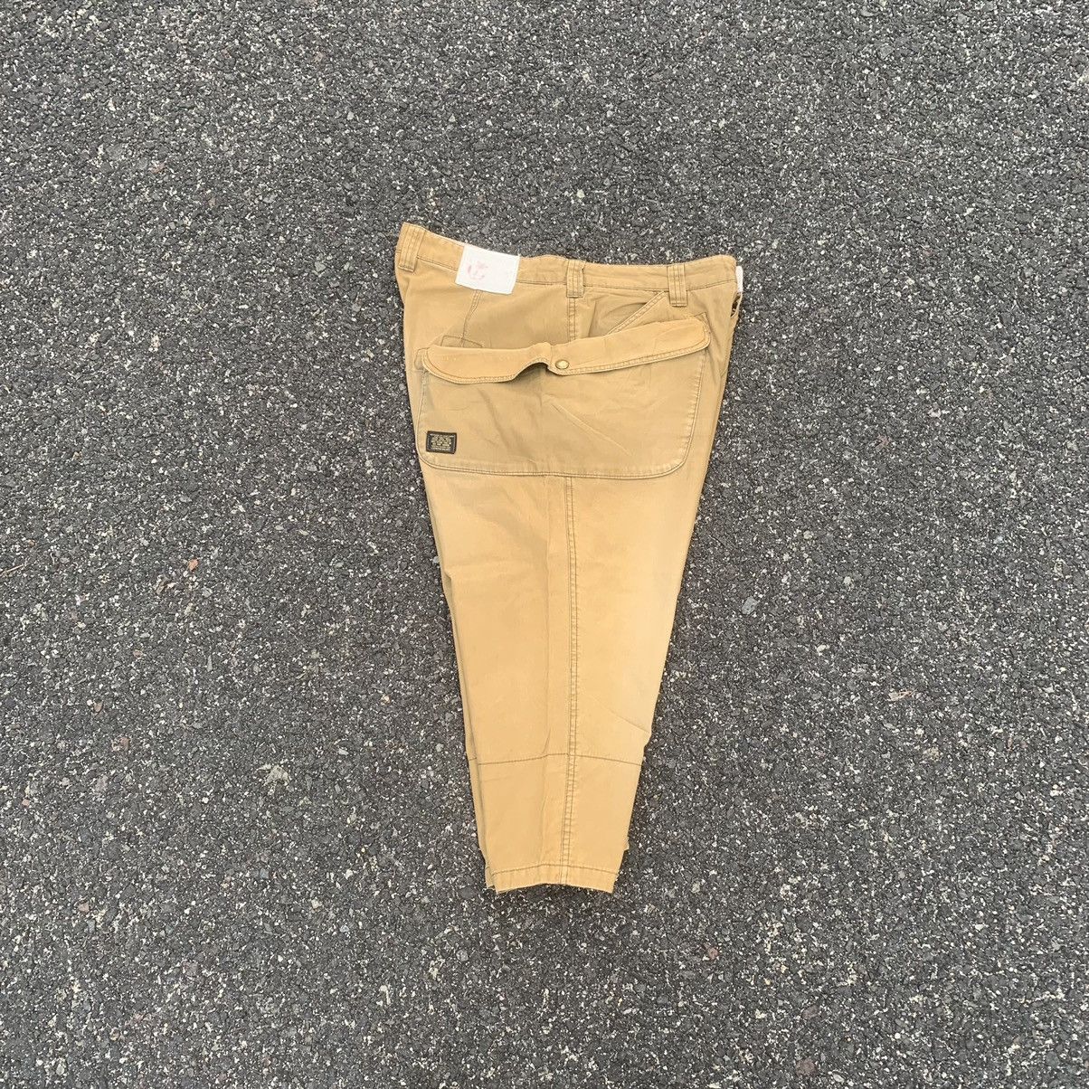 Vintage 8-Pocket Vintage Surplus Big Pocket Cropped Faded Pants Size US 35 - 18 Thumbnail