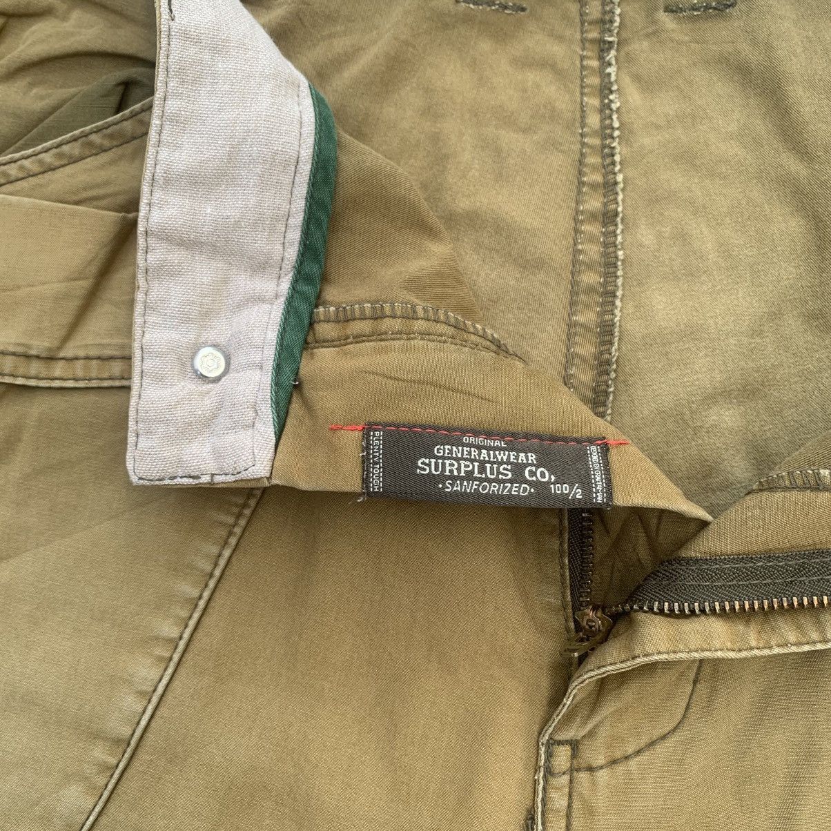 Vintage 8-Pocket Vintage Surplus Big Pocket Cropped Faded Pants Size US 35 - 8 Thumbnail