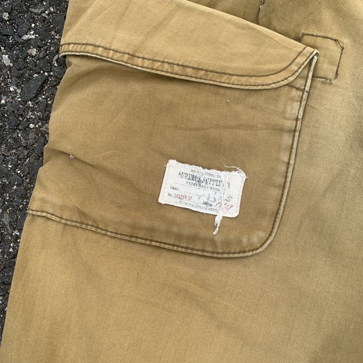 Vintage 8-Pocket Vintage Surplus Big Pocket Cropped Faded Pants Size US 35 - 13 Thumbnail