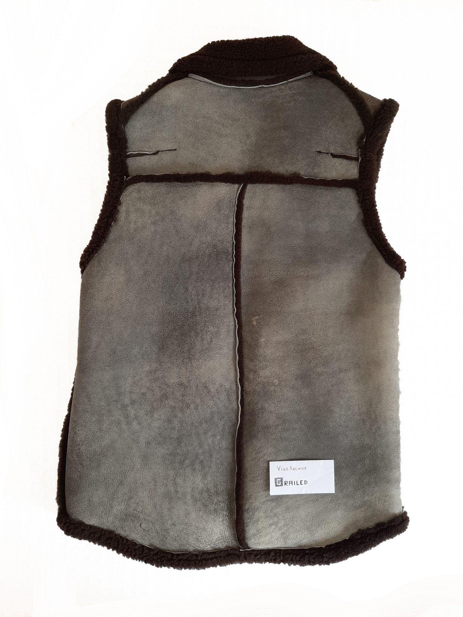 Number (N)ine × Takahiromiyashita The Soloist. My Own Private Portland Shearling Vest FW 2008 Runway Size US S / EU 44-46 / 1 - 2 Thumbnail