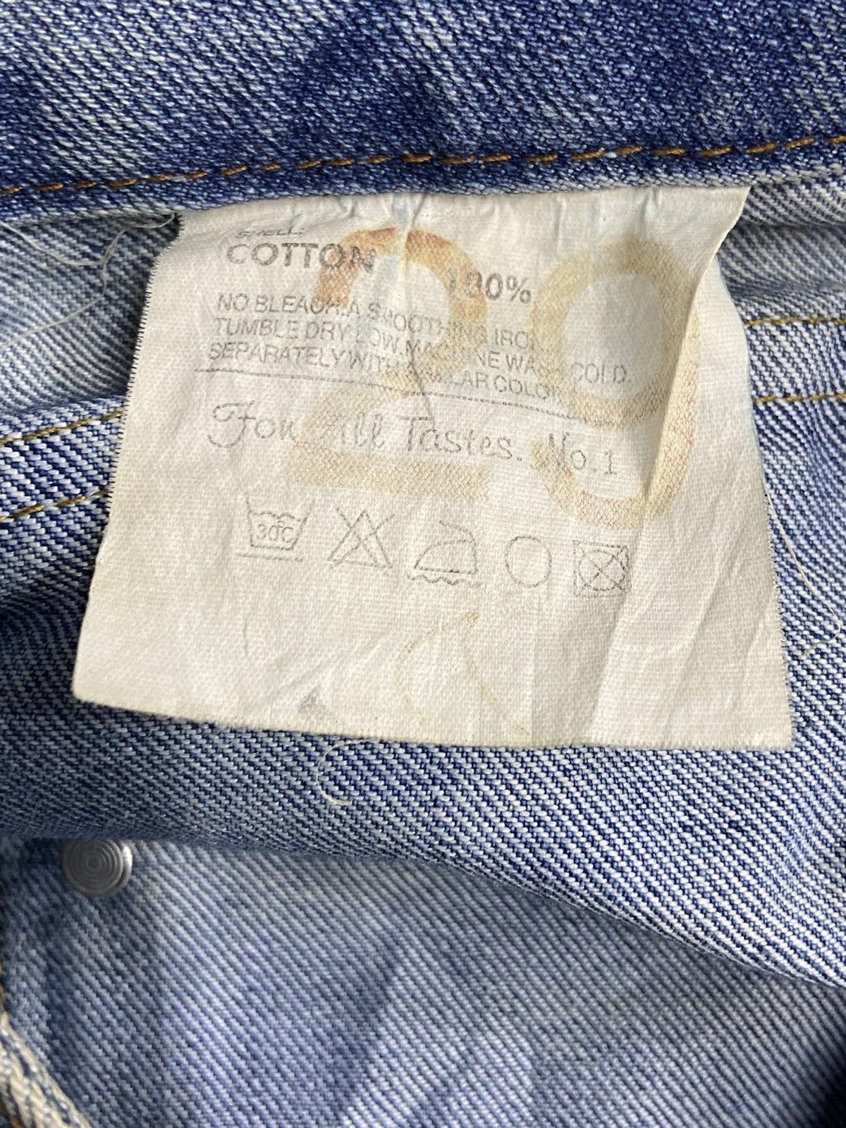 If Six Was Nine × Le Grande Bleu (L.G.B.) LGB Kapital Junya Style Flared Jeans With Leather Belt Size US 30 / EU 46 - 12 Thumbnail