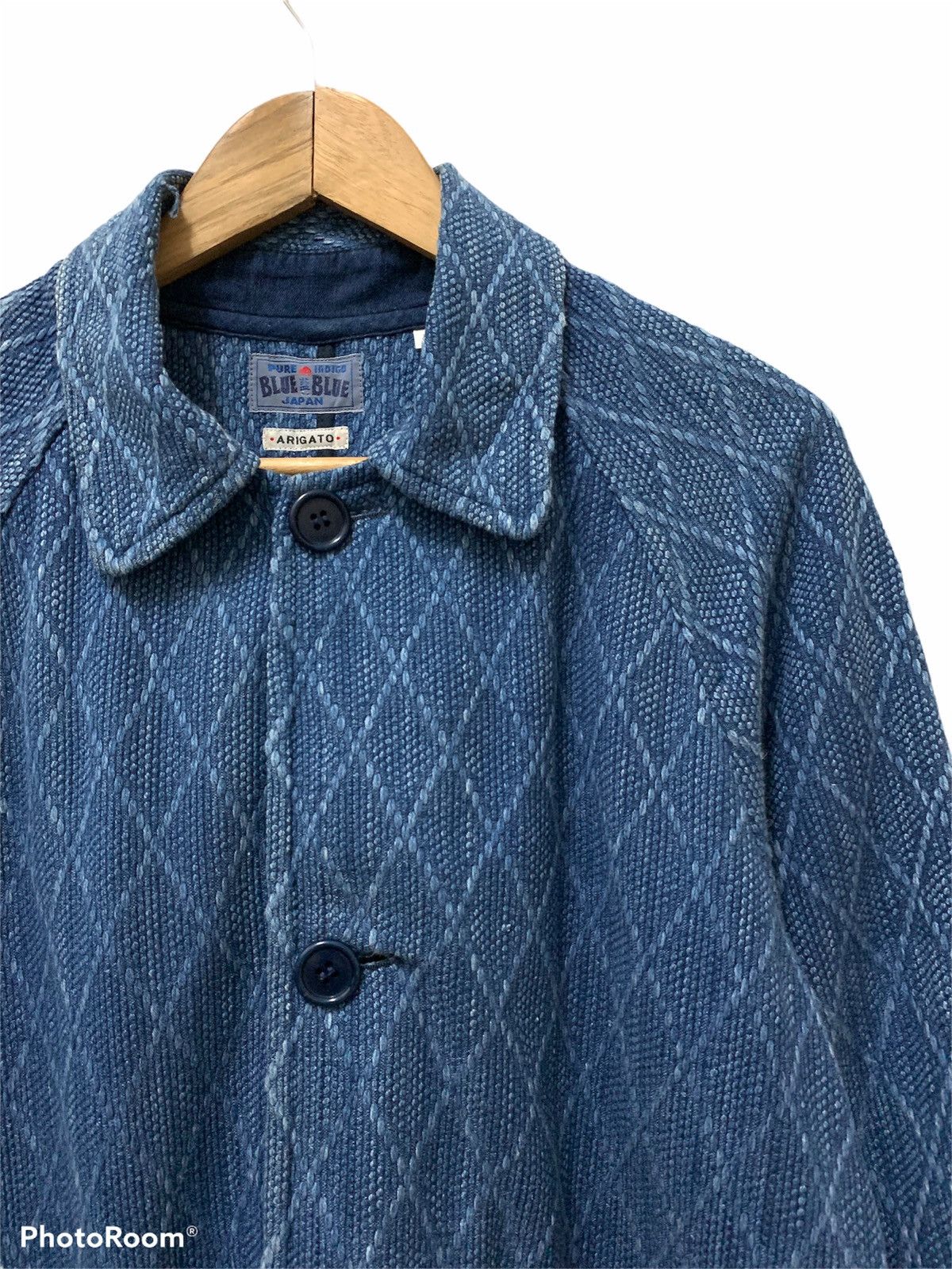 Blue Blue Japan × Japanese Brand GRAIL ‼️ Blue Blue Japan Rebuilt Indigo Kimono Samurai Japan Size US M / EU 48-50 / 2 - 2 Thumbnail