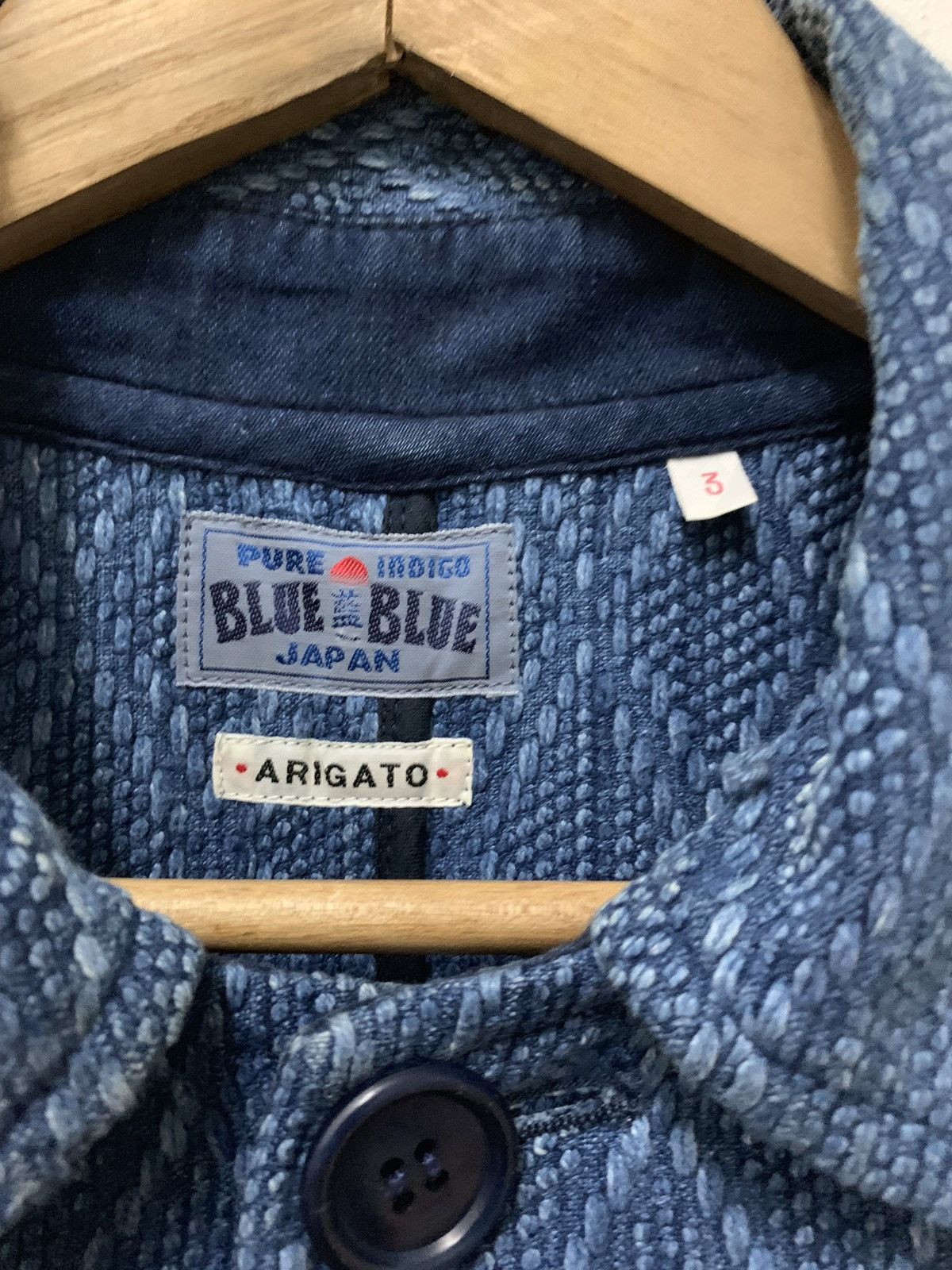 Blue Blue Japan × Japanese Brand GRAIL ‼️ Blue Blue Japan Rebuilt Indigo Kimono Samurai Japan Size US M / EU 48-50 / 2 - 7 Thumbnail