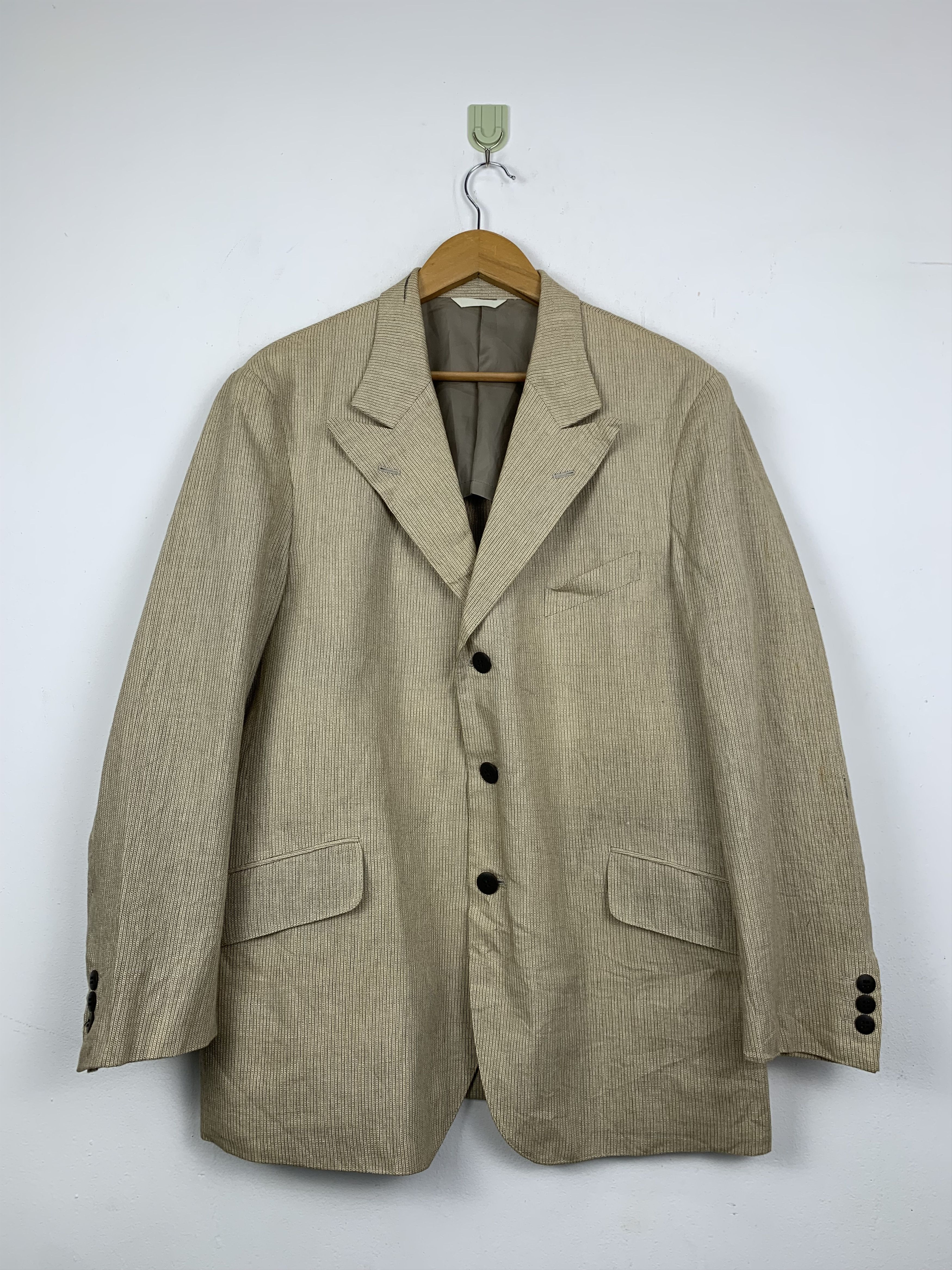 Designer Vintage Yohji Yamamoto Japanese Designer Blazer Coat J1330 Size US M / EU 48-50 / 2 - 1 Thumbnail