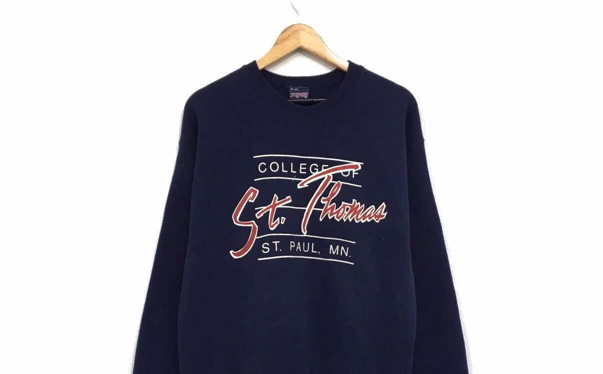 Jansport Vintage 90s Jansport College ST Thomas Sweatshirt Size US M / EU 48-50 / 2 - 3 Thumbnail