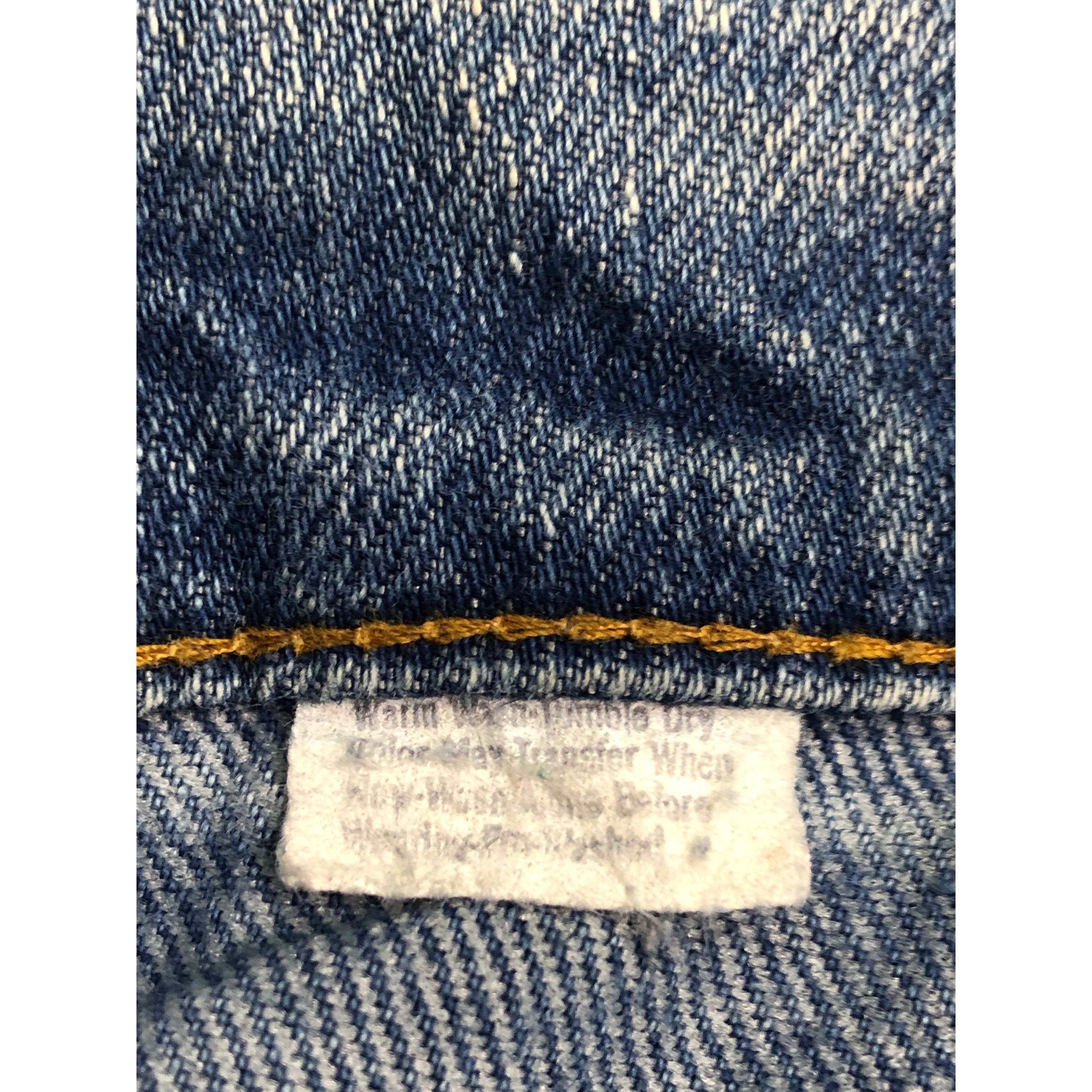 Levi's Vintage 80s Levis 517 Talon 42 Orange Tab Flare Jeans DP0201 Size US 27 - 5 Thumbnail