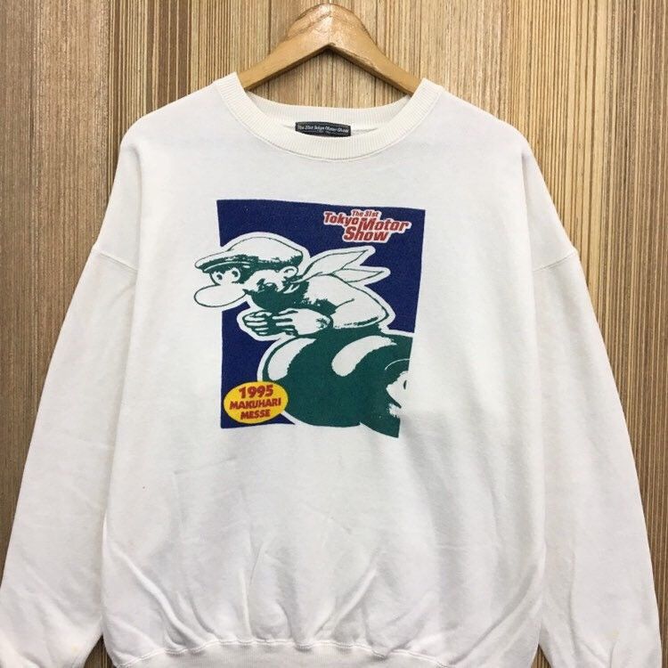Japanese Brand Vintage Tokyo Motor Show Crewneck Sweatshirt Size US L / EU 52-54 / 3 - 3 Thumbnail