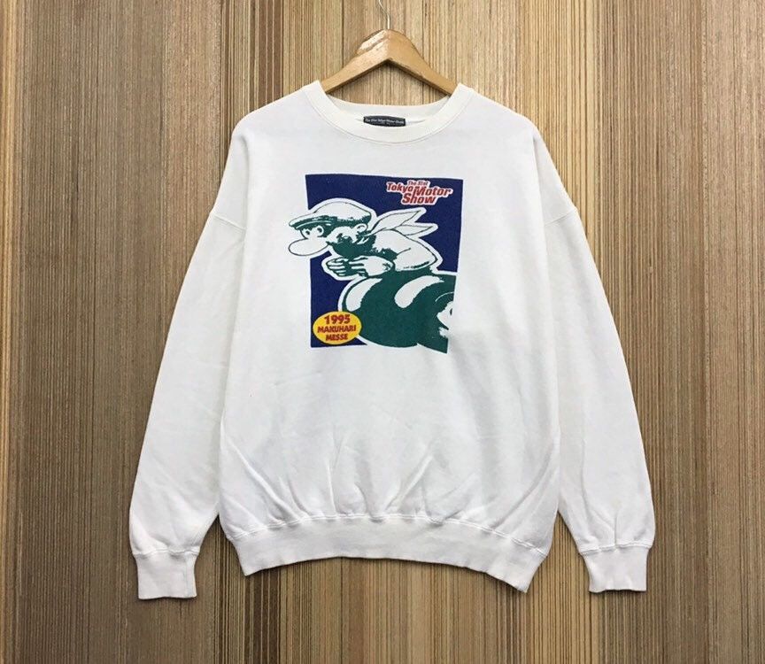 Japanese Brand Vintage Tokyo Motor Show Crewneck Sweatshirt Size US L / EU 52-54 / 3 - 1 Thumbnail