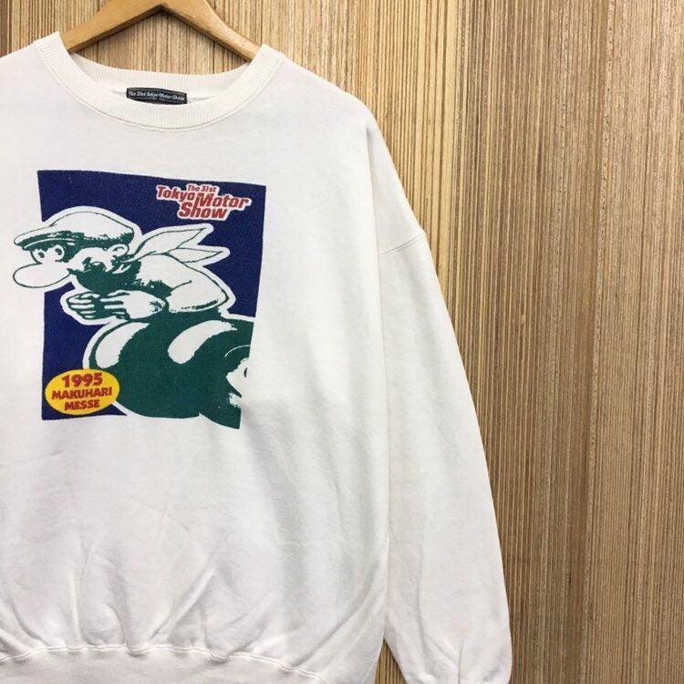 Japanese Brand Vintage Tokyo Motor Show Crewneck Sweatshirt Size US L / EU 52-54 / 3 - 4 Thumbnail