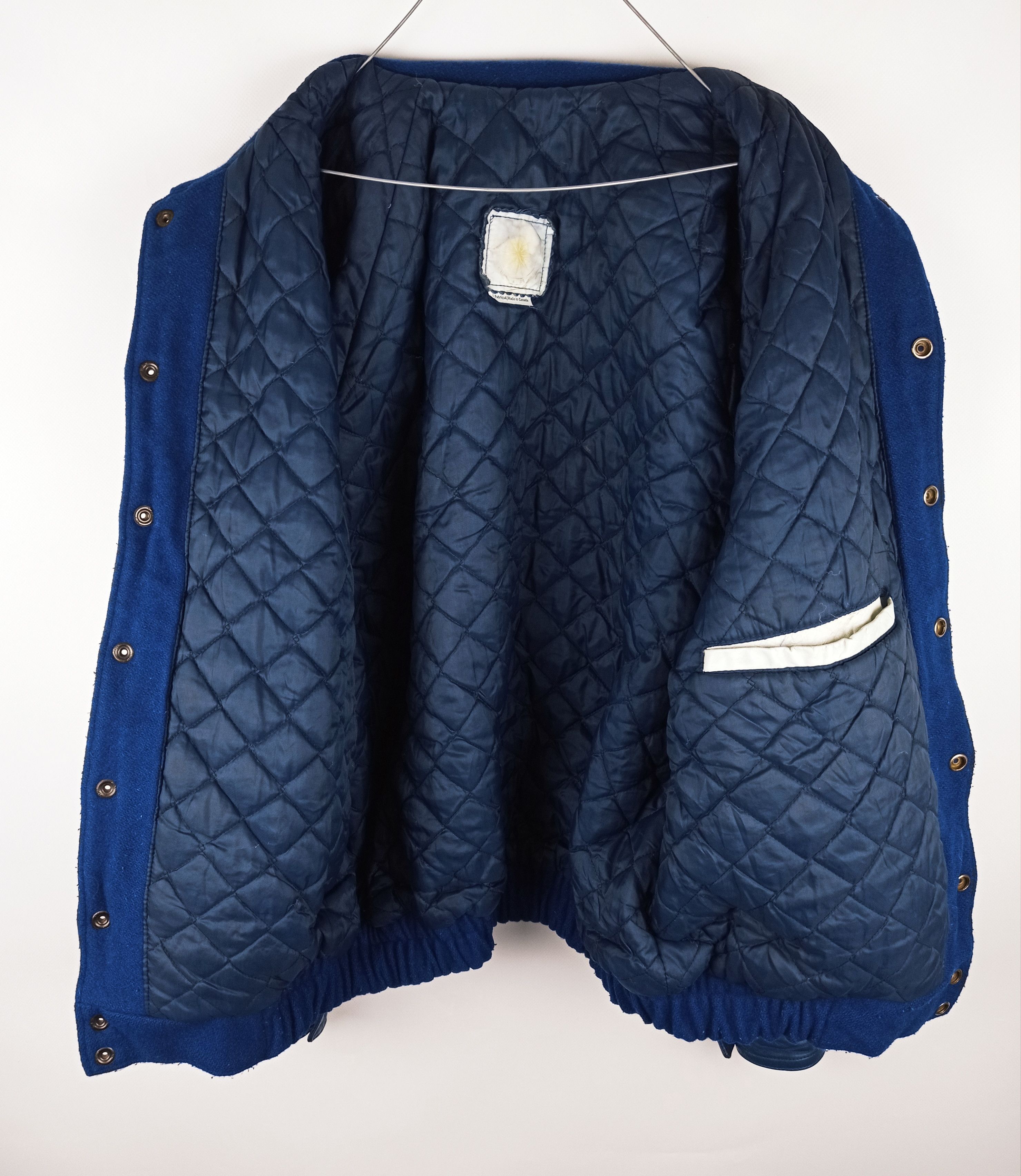 Japanese Brand 90s Vintage Scott English Hockey Varsity Leather Jacket Size US L / EU 52-54 / 3 - 5 Thumbnail