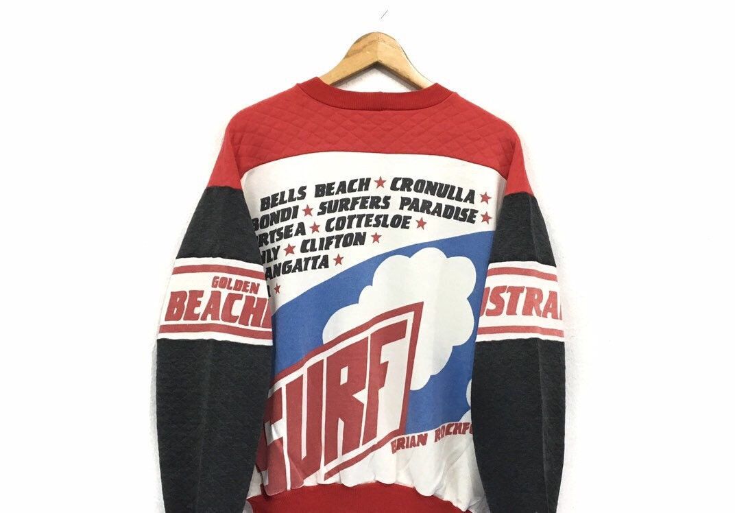 Vintage Vintage Australia Surf Over Print Sweatshirt Size US M / EU 48-50 / 2 - 5 Thumbnail