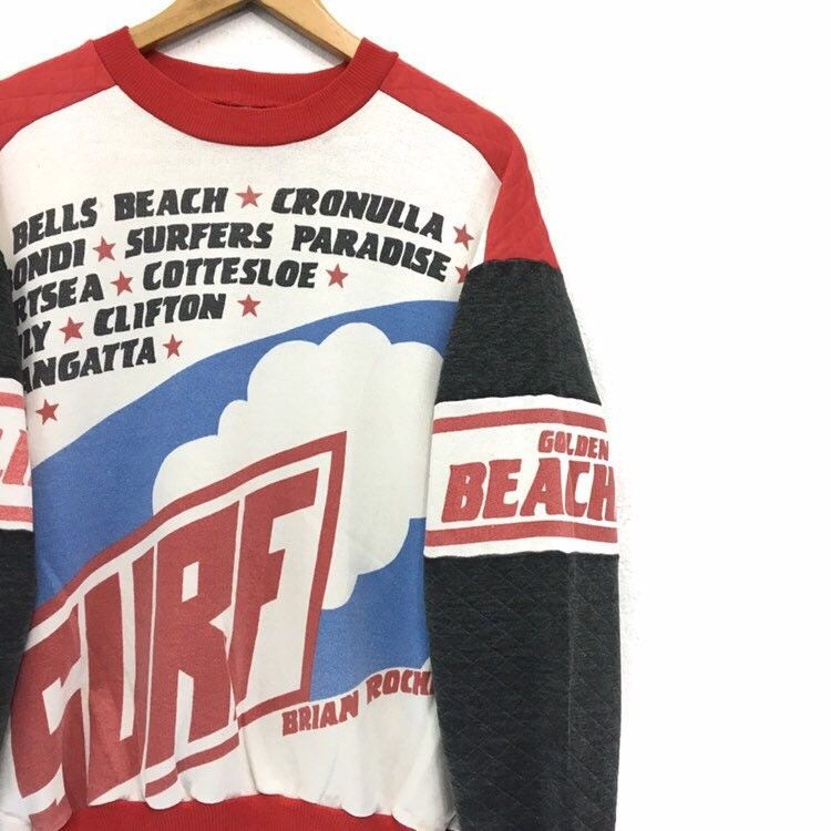 Vintage Vintage Australia Surf Over Print Sweatshirt Size US M / EU 48-50 / 2 - 8 Thumbnail