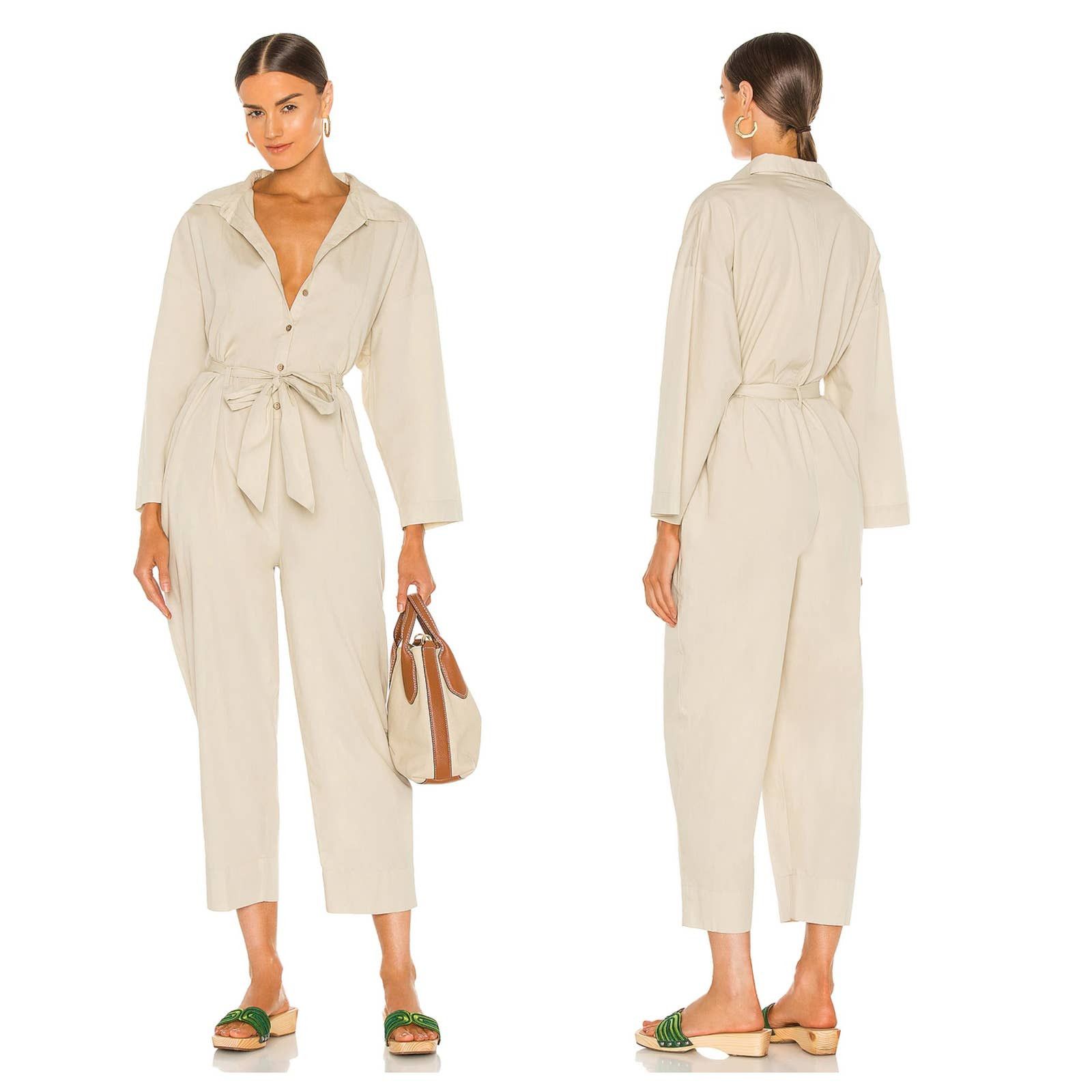 FREE PEOPLE Cameron Tie Waist Jumpsuit (US/L)