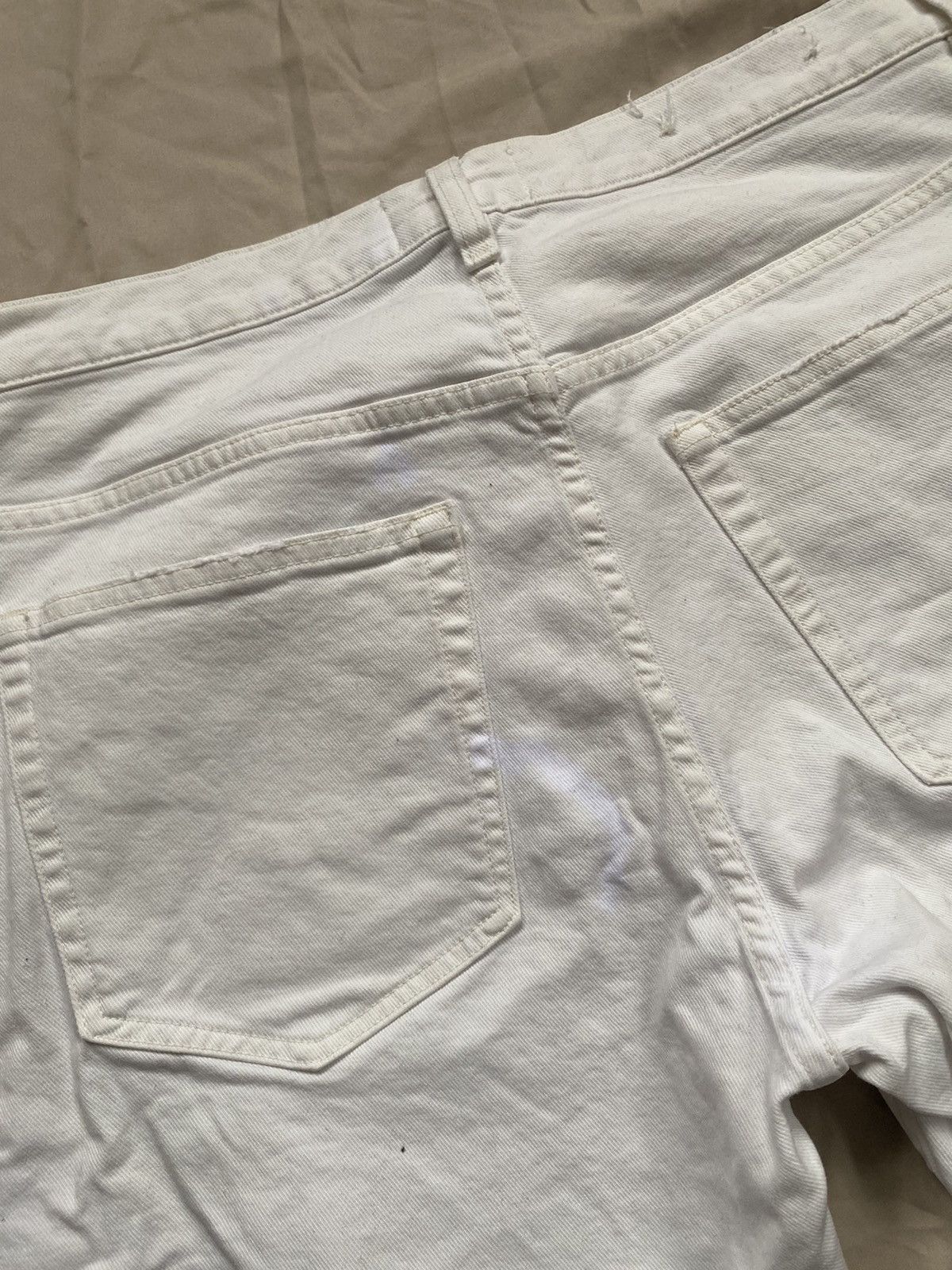 Acne Studios White Straight Fit Denim Size US 32 / EU 48 - 4 Thumbnail