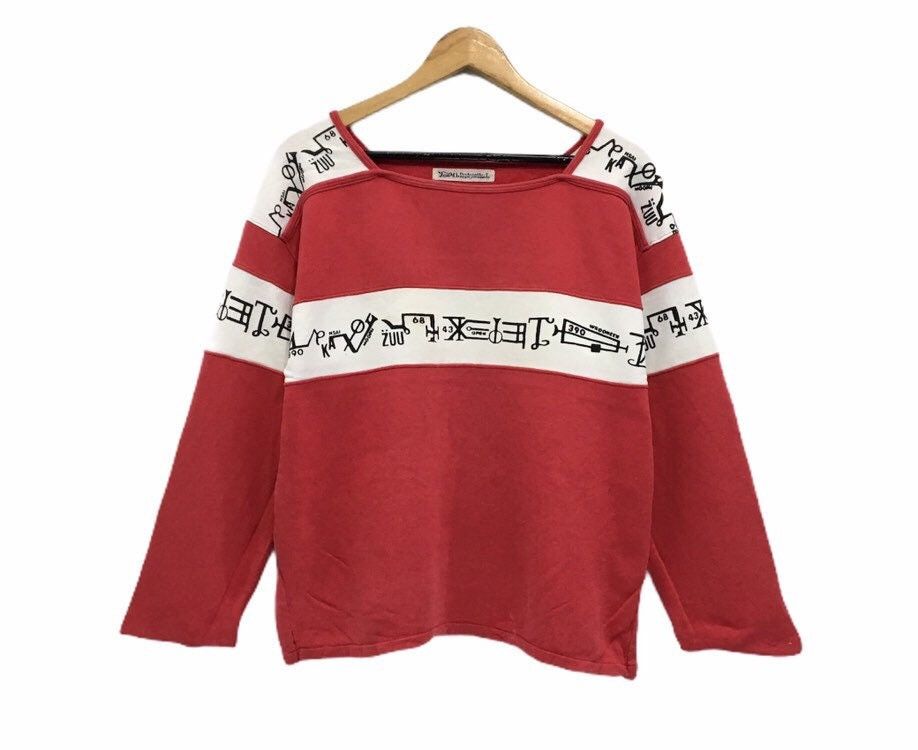 Designer × Japanese Brand × Kansai Yamamoto KANSAI YAMAMOTO Crewneck Long Sleeve Size S / US 4 / IT 40 - 1 Thumbnail