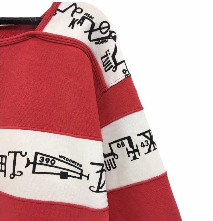 Designer × Japanese Brand × Kansai Yamamoto KANSAI YAMAMOTO Crewneck Long Sleeve Size S / US 4 / IT 40 - 8 Thumbnail