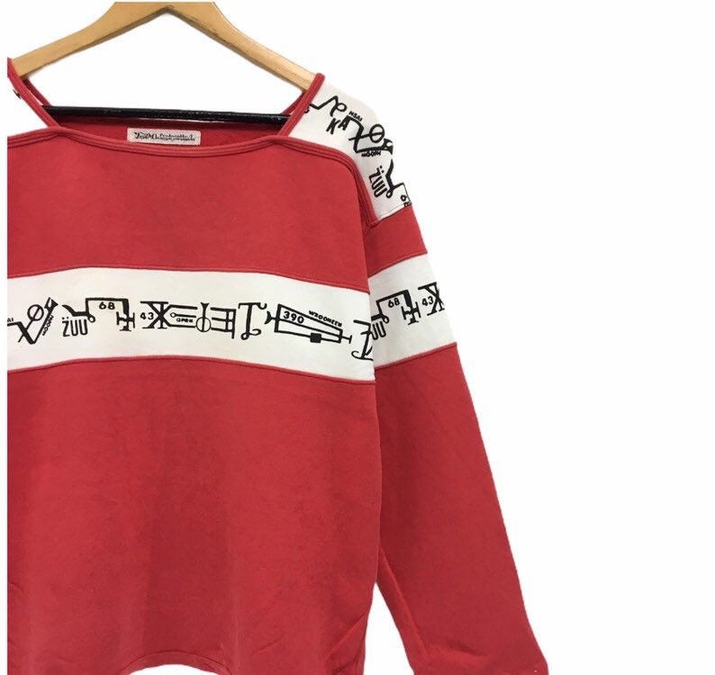 Designer × Japanese Brand × Kansai Yamamoto KANSAI YAMAMOTO Crewneck Long Sleeve Size S / US 4 / IT 40 - 6 Thumbnail