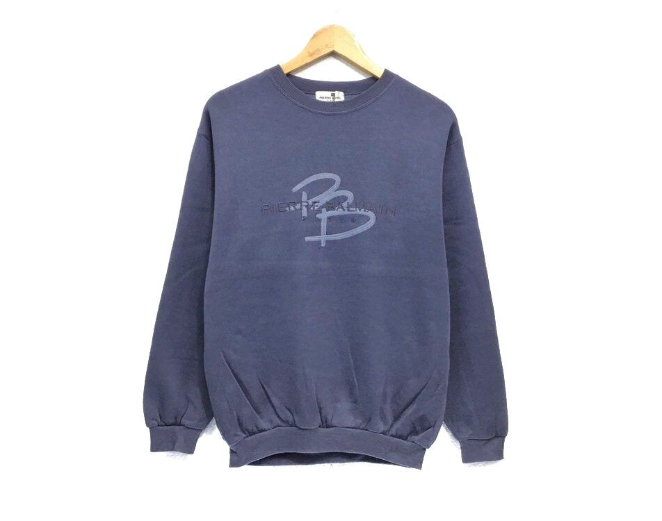 Pierre Balmain PIERRE BALMAIN Crewneck Sweatshirt Size US M / EU 48-50 / 2 - 1 Thumbnail