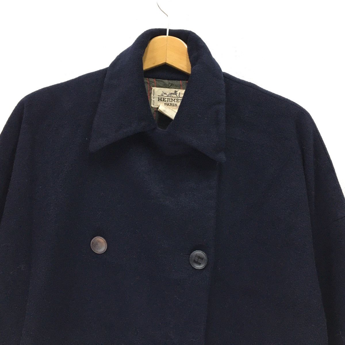 Hermes Vintage HERMES PARIS Cashmere Wool Coat Size US M / EU 48-50 / 2 - 8 Thumbnail