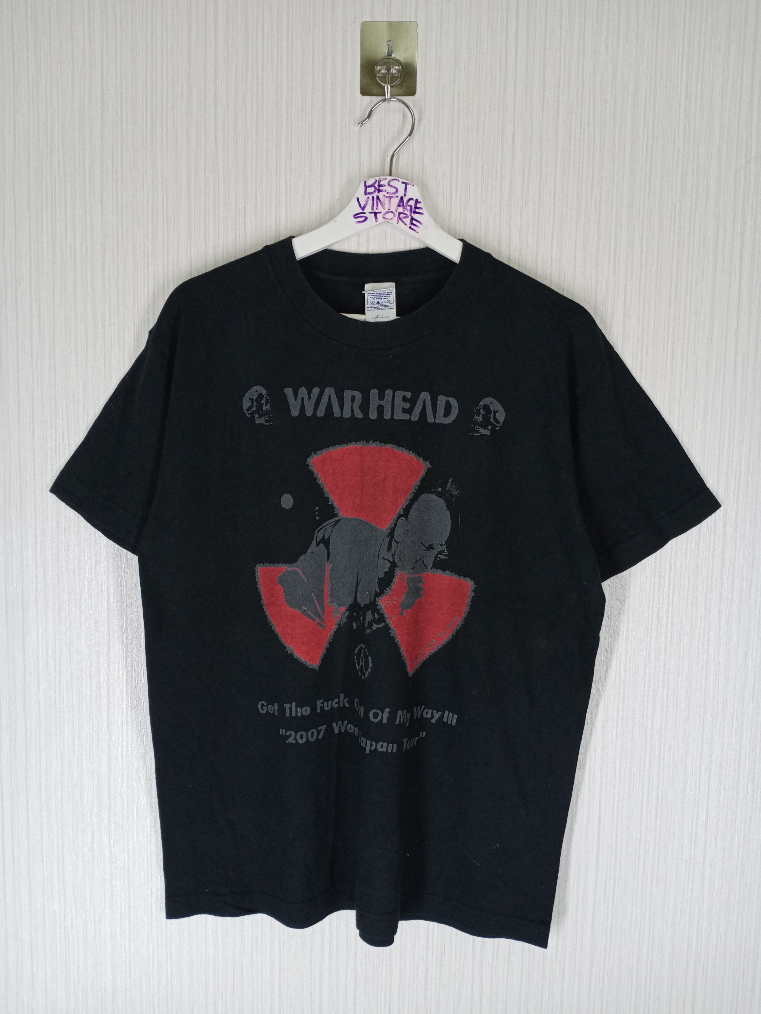 Band Tees Vintage WARHEAD Punk Rock Band 2007 West Japan Tour Tshirt Size US M / EU 48-50 / 2 - 1 Thumbnail