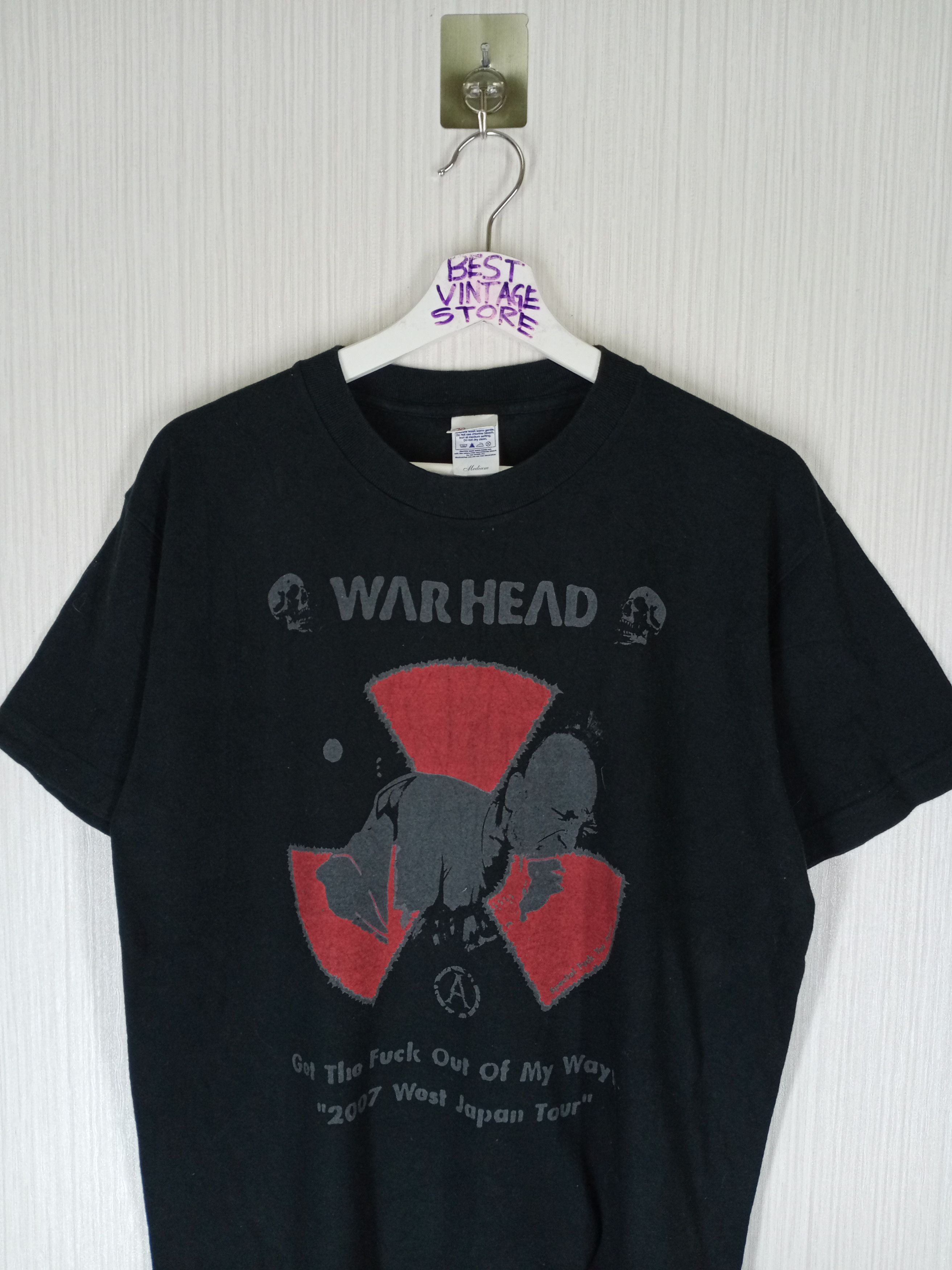 Band Tees Vintage WARHEAD Punk Rock Band 2007 West Japan Tour Tshirt Size US M / EU 48-50 / 2 - 2 Thumbnail