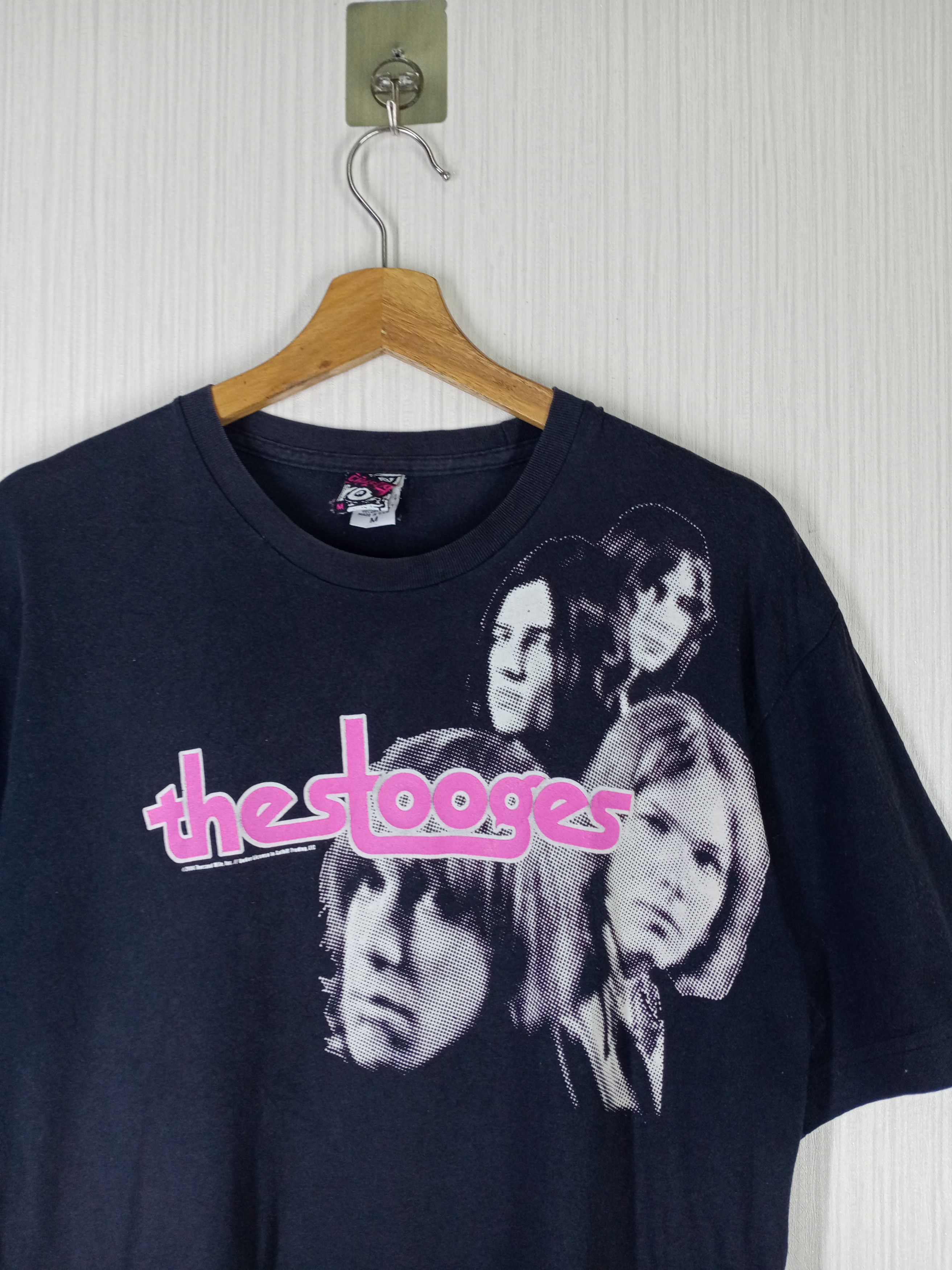 Band Tees Vintage The Stooges Iggy Pop Band Tshirt Size US M / EU 48-50 / 2 - 2 Thumbnail